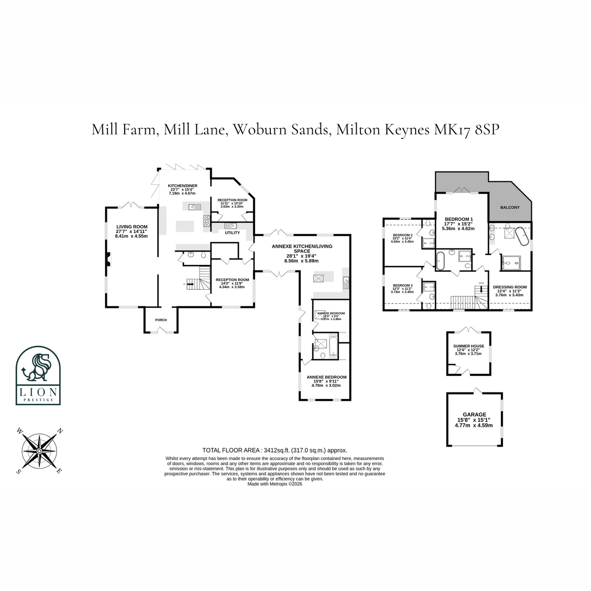 Mill Farm, Mill Lane, Milton Keynes floorplan