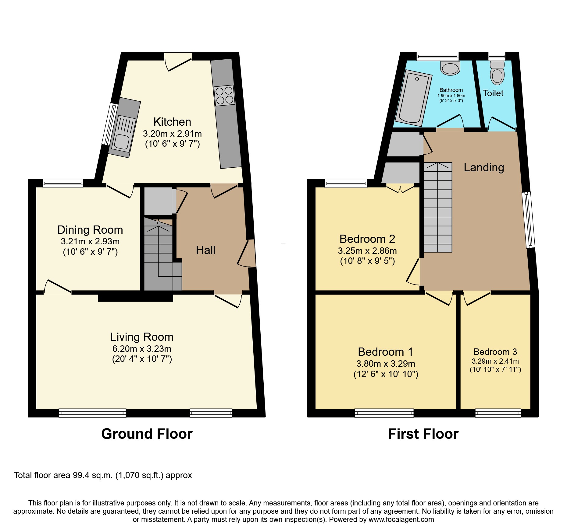 86, Droop Street, London floorplan