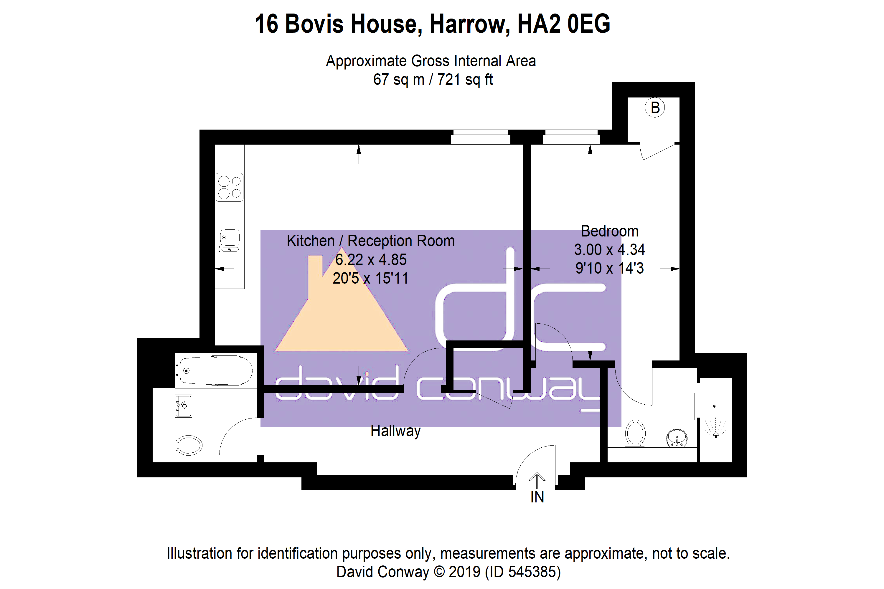 1 Bedrooms Flat to rent in Northolt Road, South Harrow, Harrow HA2