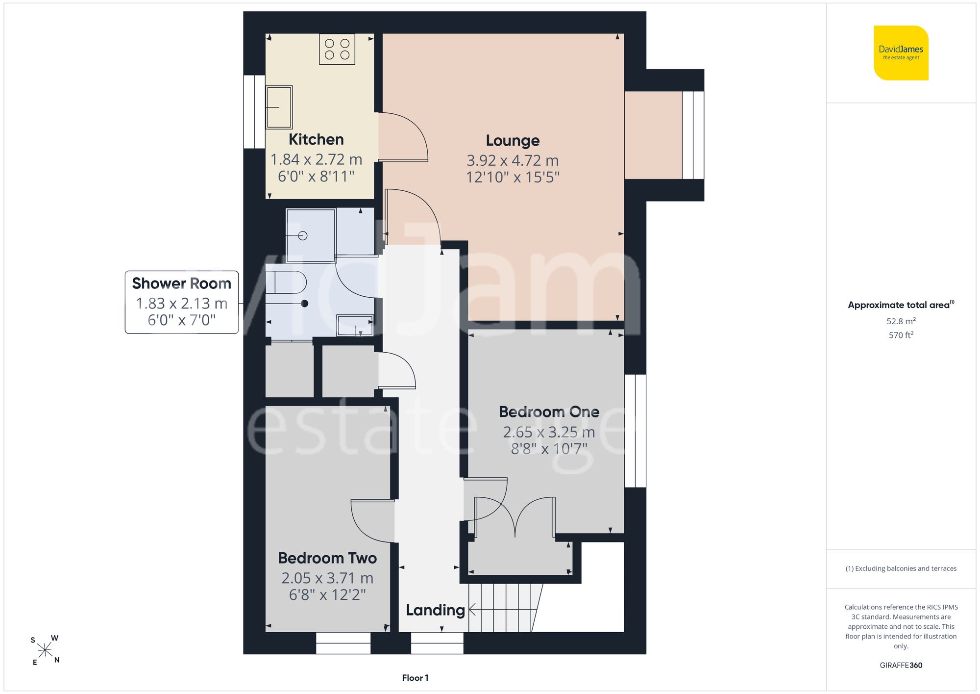 9 Hotspur Drive, Nottingham floorplan