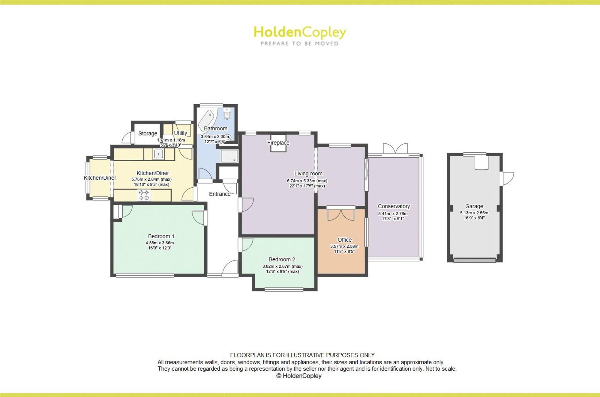 53 Christina Crescent, Nottingham floorplan