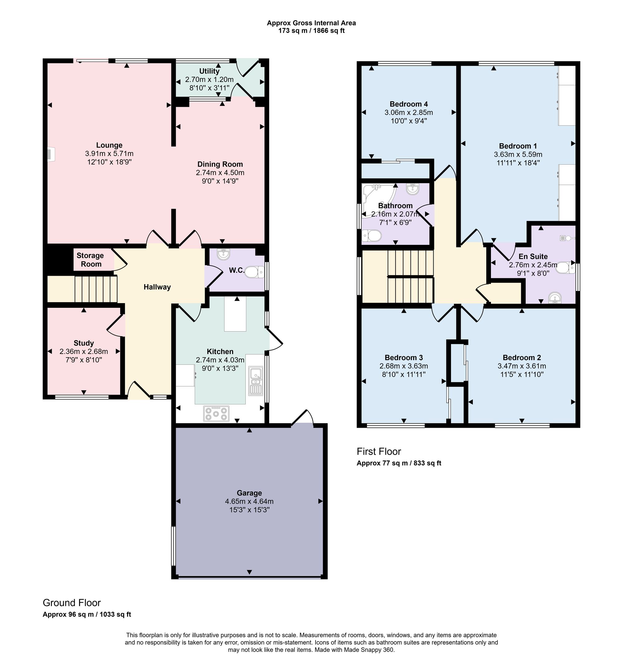 16 Lyndhurst Rise, Chigwell floorplan