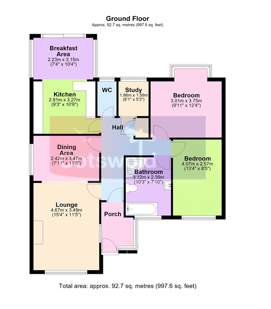 3, Keepers Mill, Cheltenham floorplan