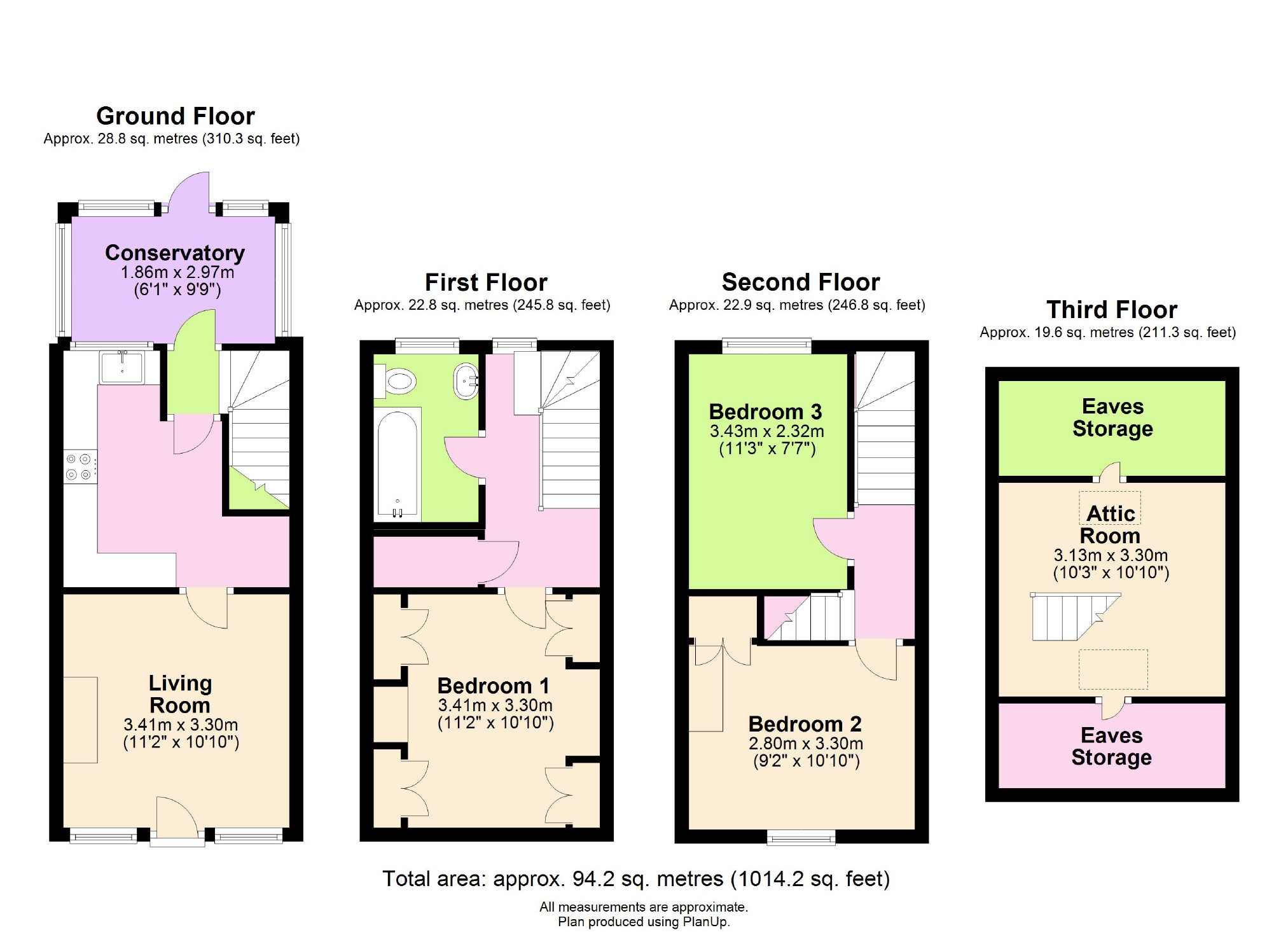 3 Bedrooms Terraced house for sale in Cotterells, Boxmoor, Hertfordshire HP1