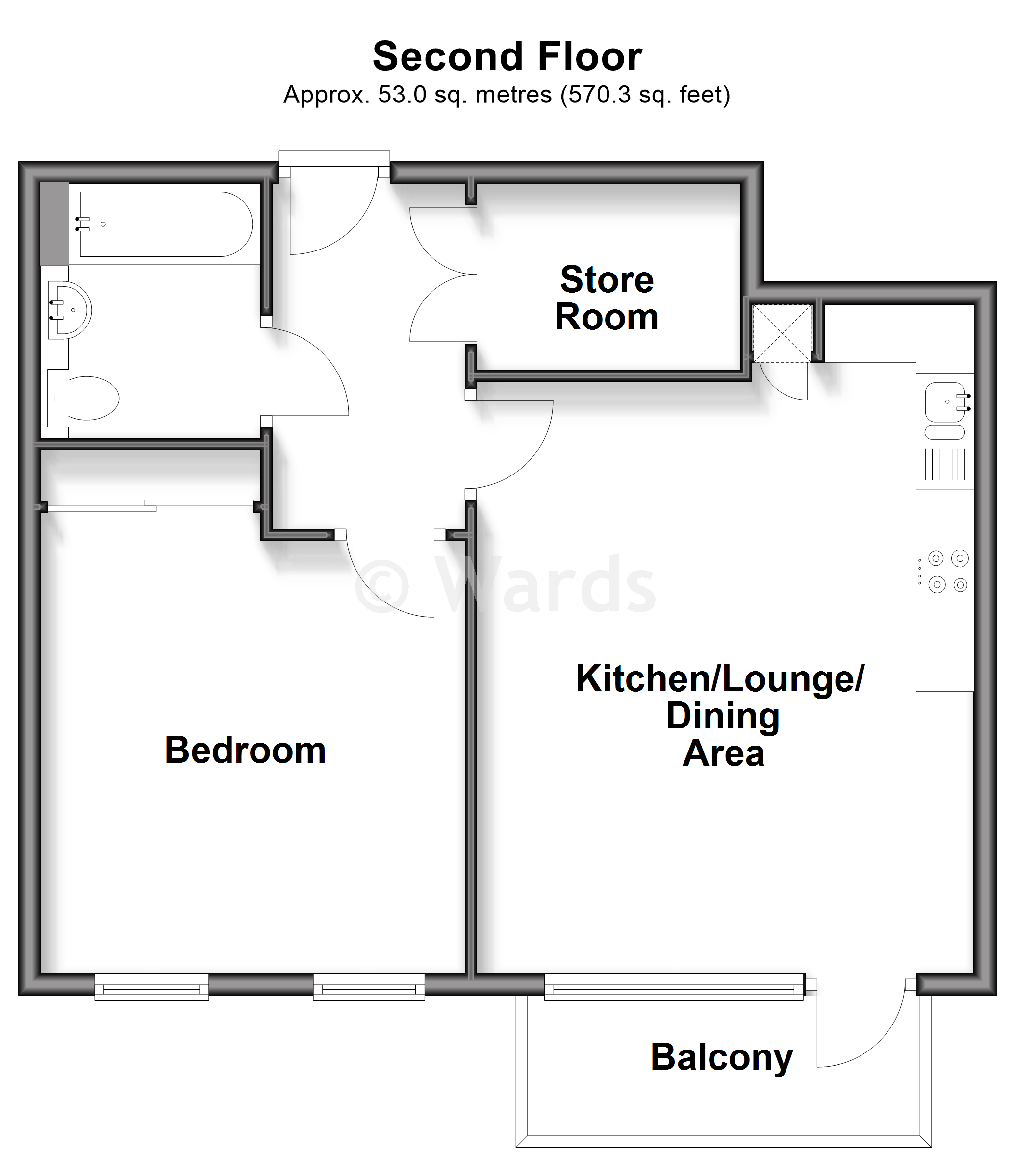 44, Vauxhall Place, Dartford floorplan