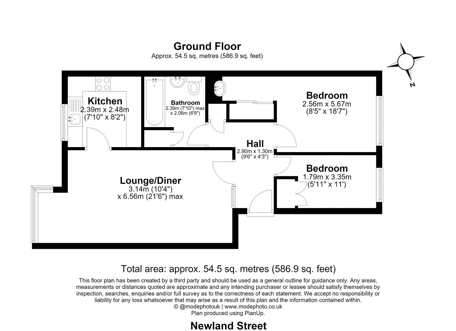 98, Newland Street, London floorplan