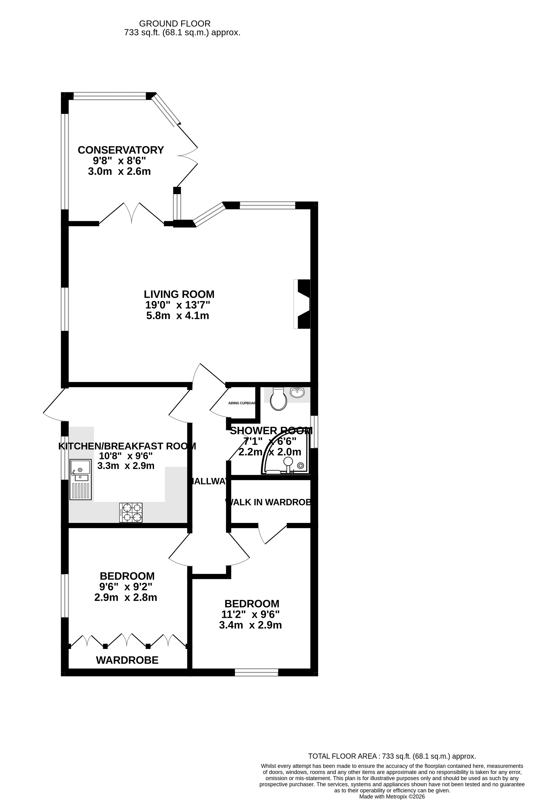 50, Mill Farm Park, Bulkington floorplan