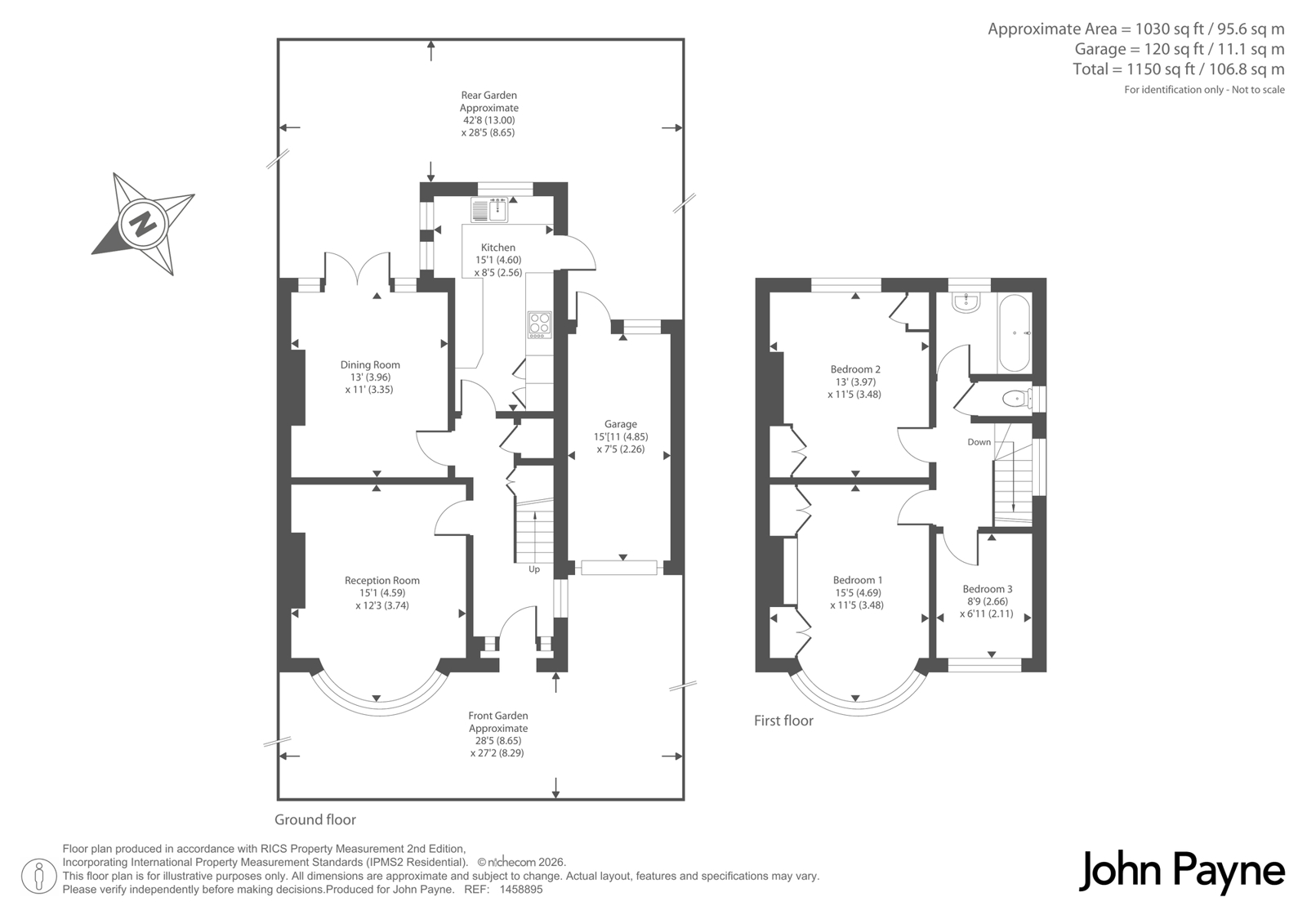 13, Crathie Road, London floorplan