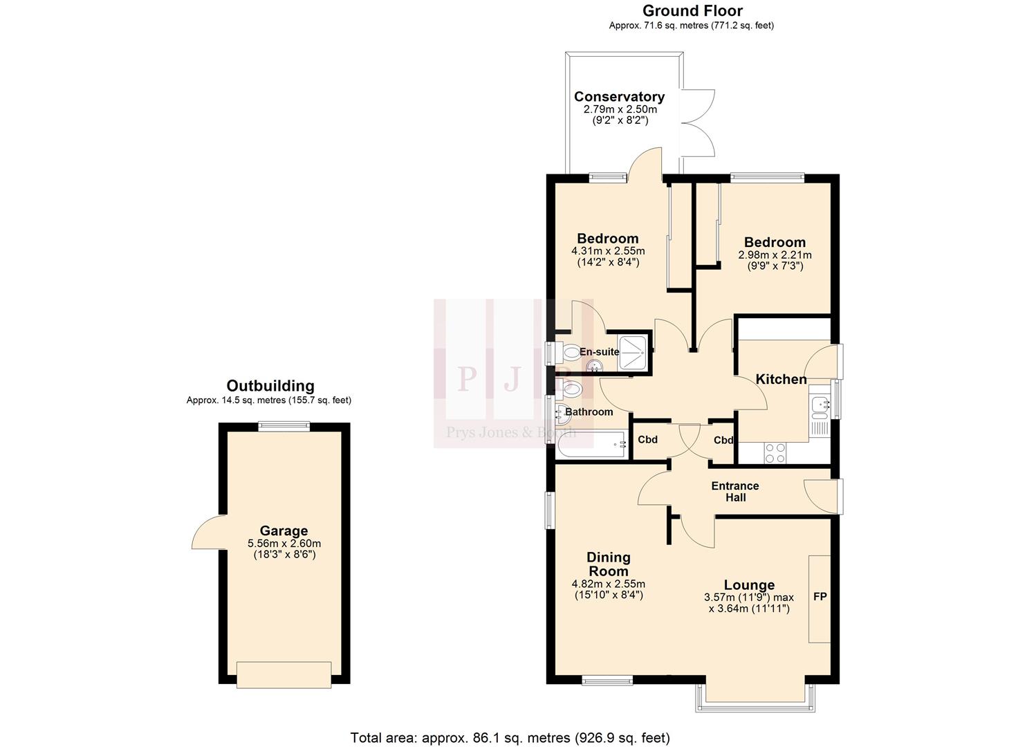 5, Glenfor, Abergele floorplan