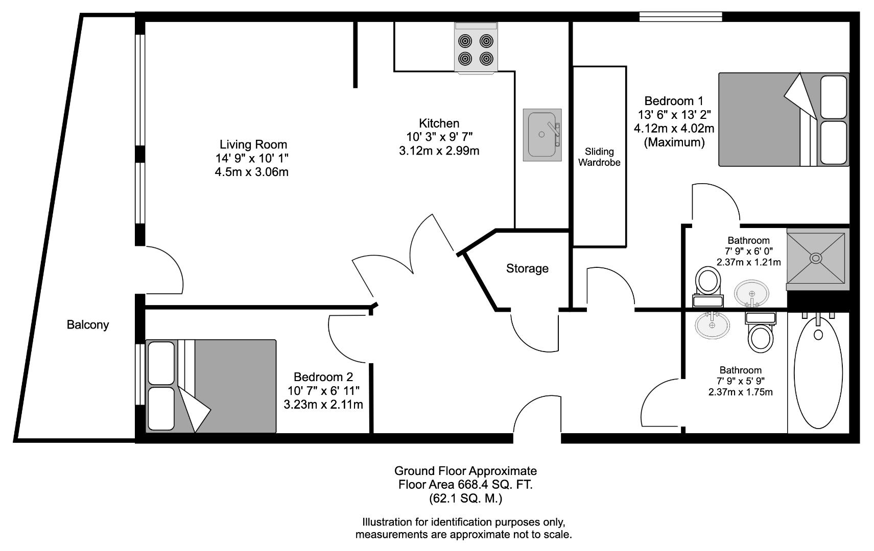 2 Bedrooms Flat for sale in West One, Cavendish Street, Sheffield City Centre S1