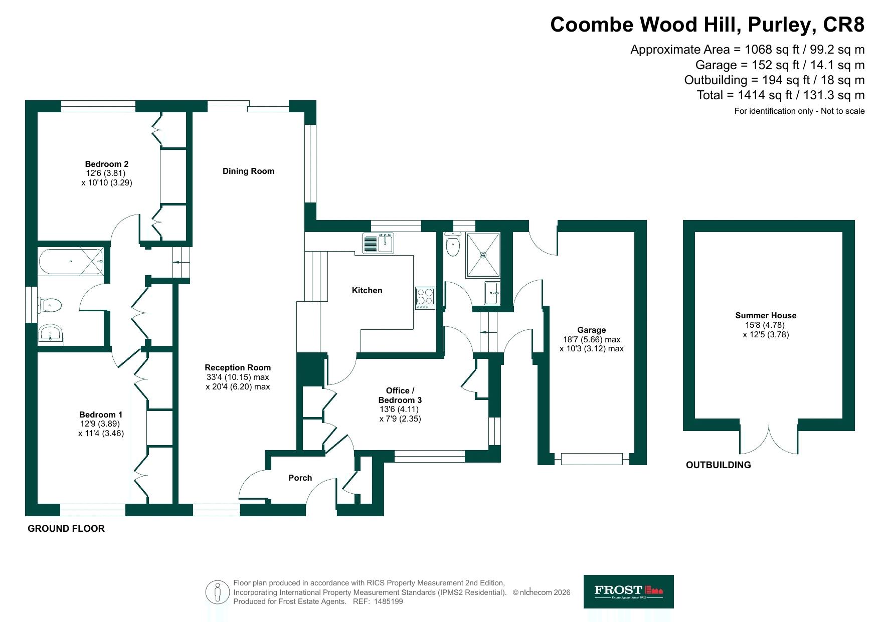 7A, Coombe Wood Hill, Purley floorplan