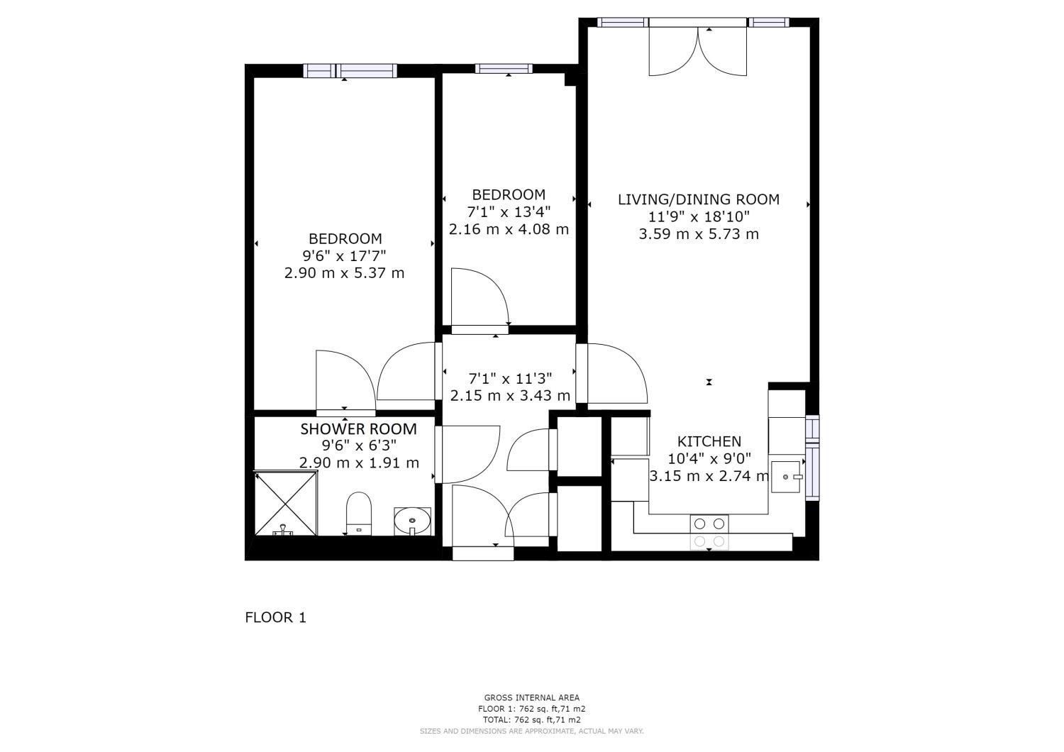Flat 36, Fernleigh, Buttercross Lane, Witney OX28, 2 bedroom property for sale 59990361