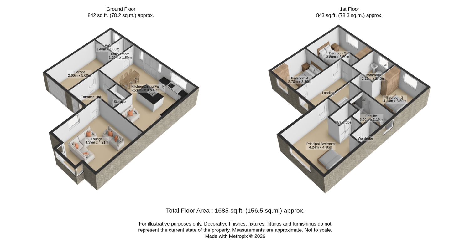 19, Oliver Close, Howden floorplan