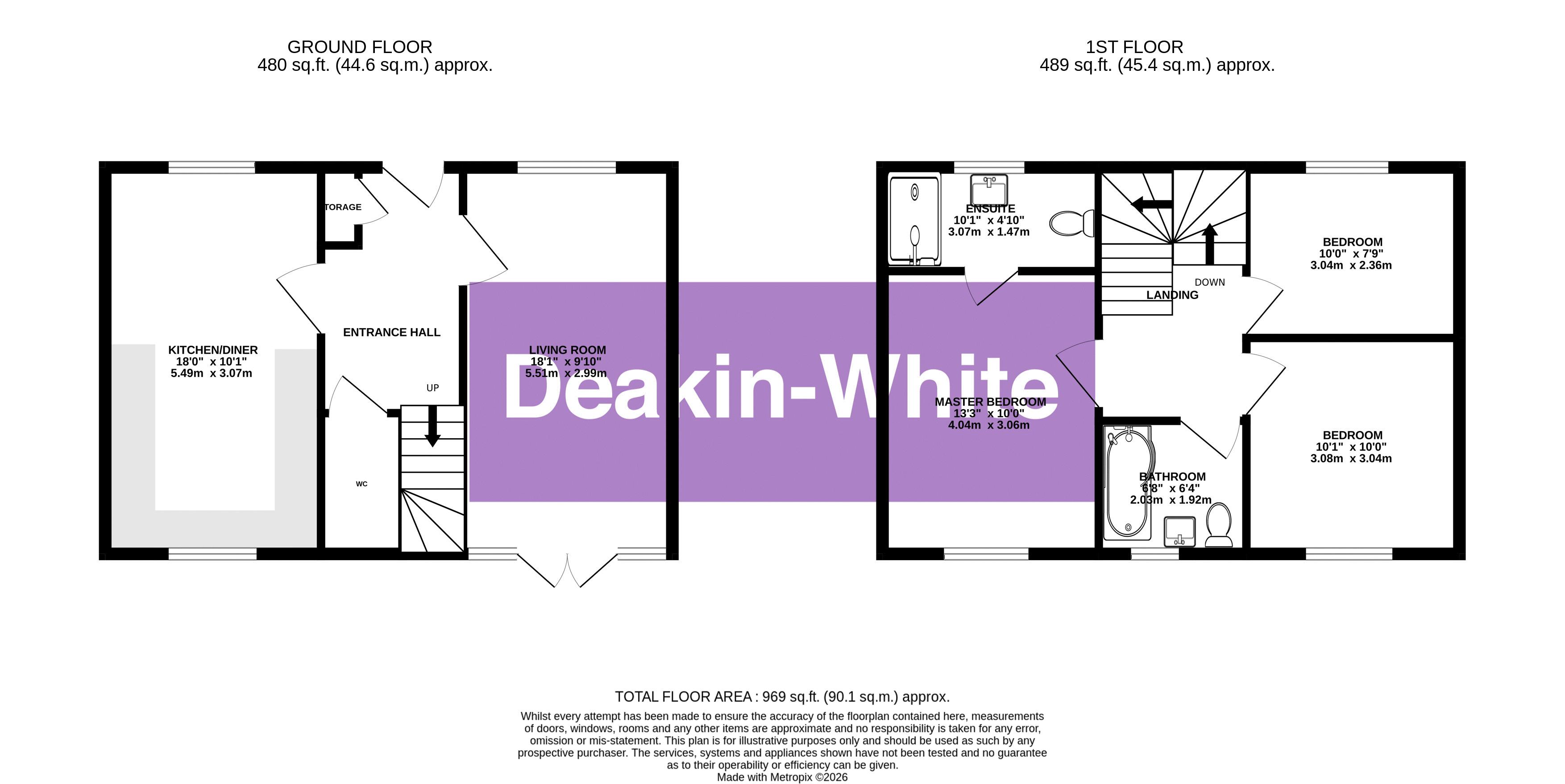 54, Stewkley Road, Wing floorplan