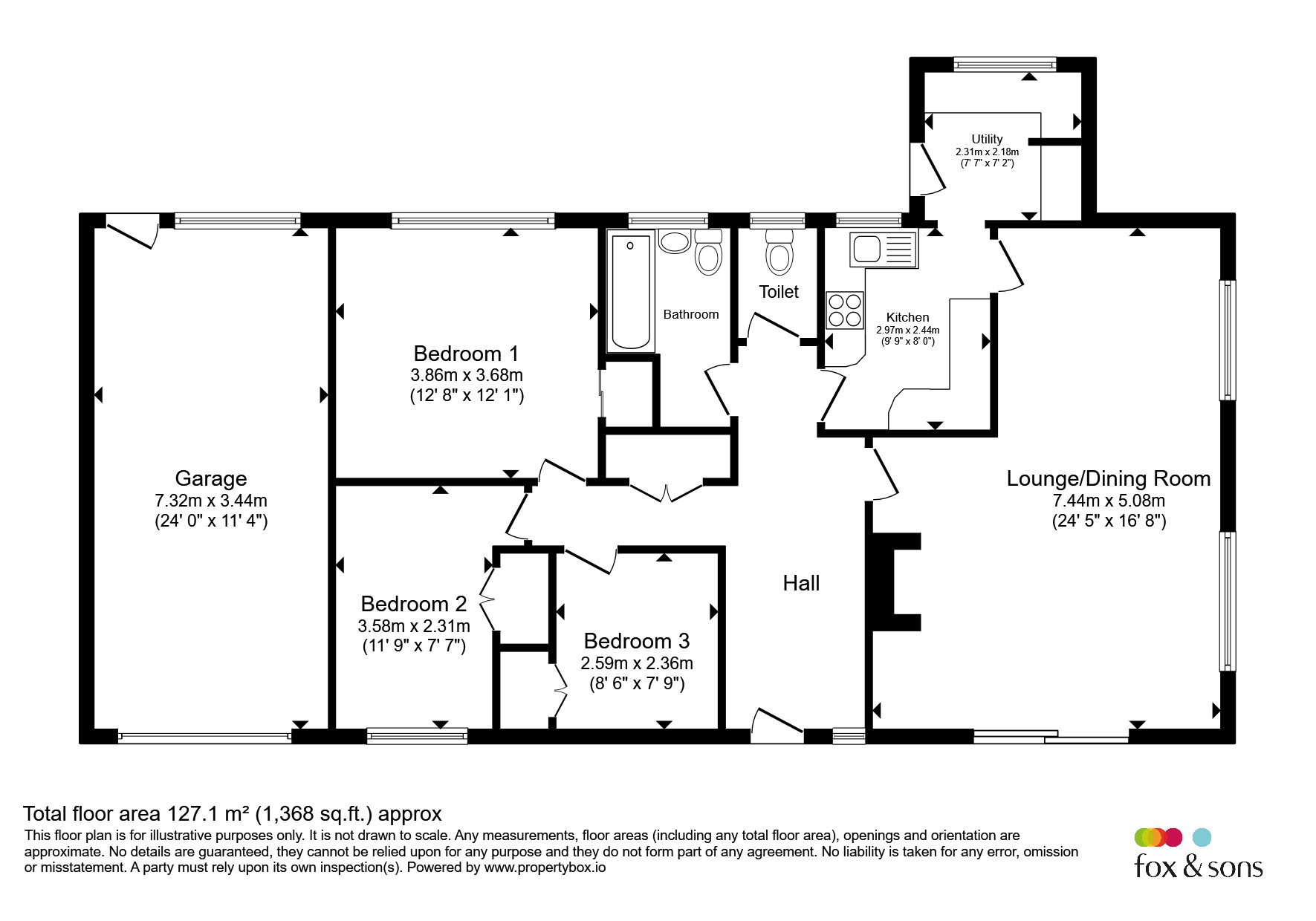Baytree, Camberlot Road, Hailsham floorplan