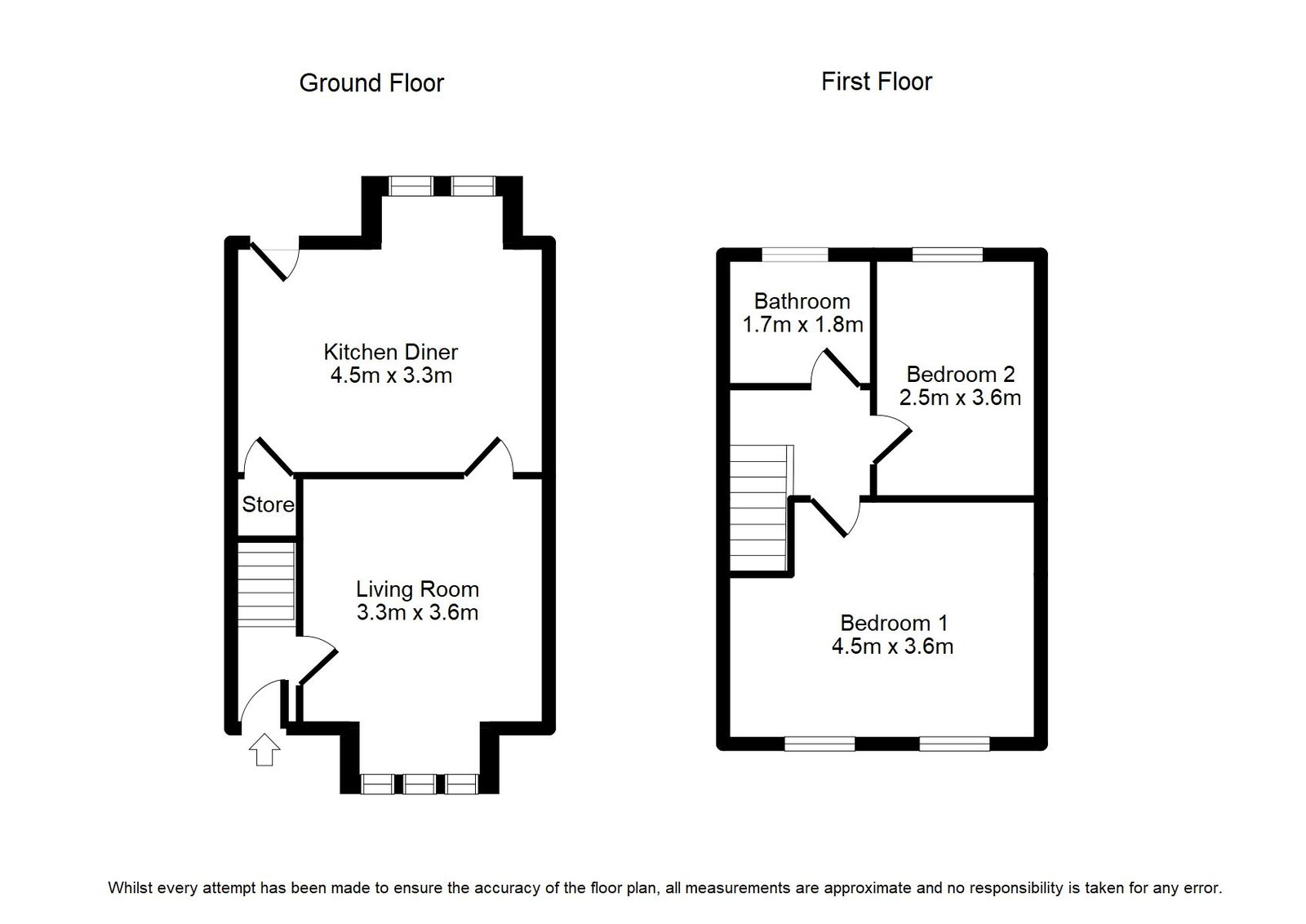 99, Ennerdale Road, Leigh floorplan