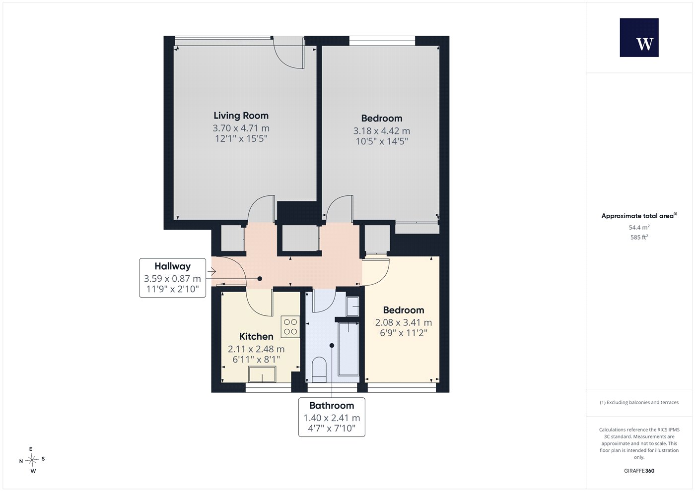 15, Beechcroft Close, London floorplan