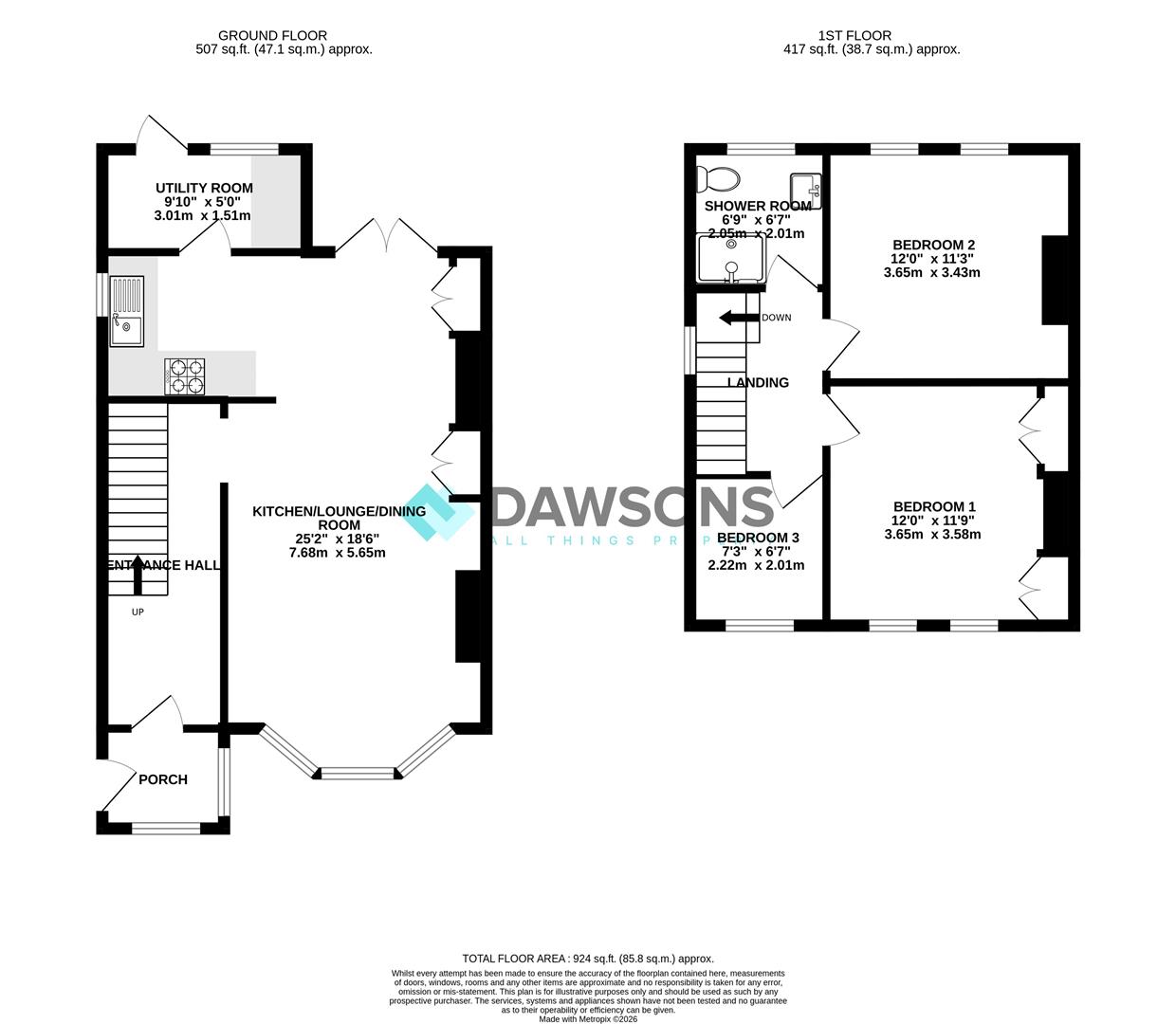 186, Mansel Road, Swansea floorplan