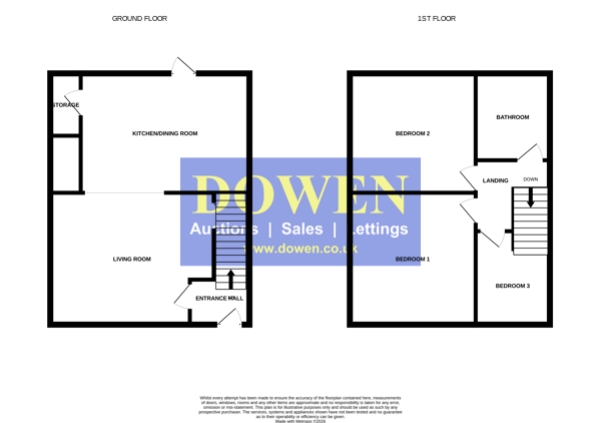 22, North Road East, Wingate floorplan
