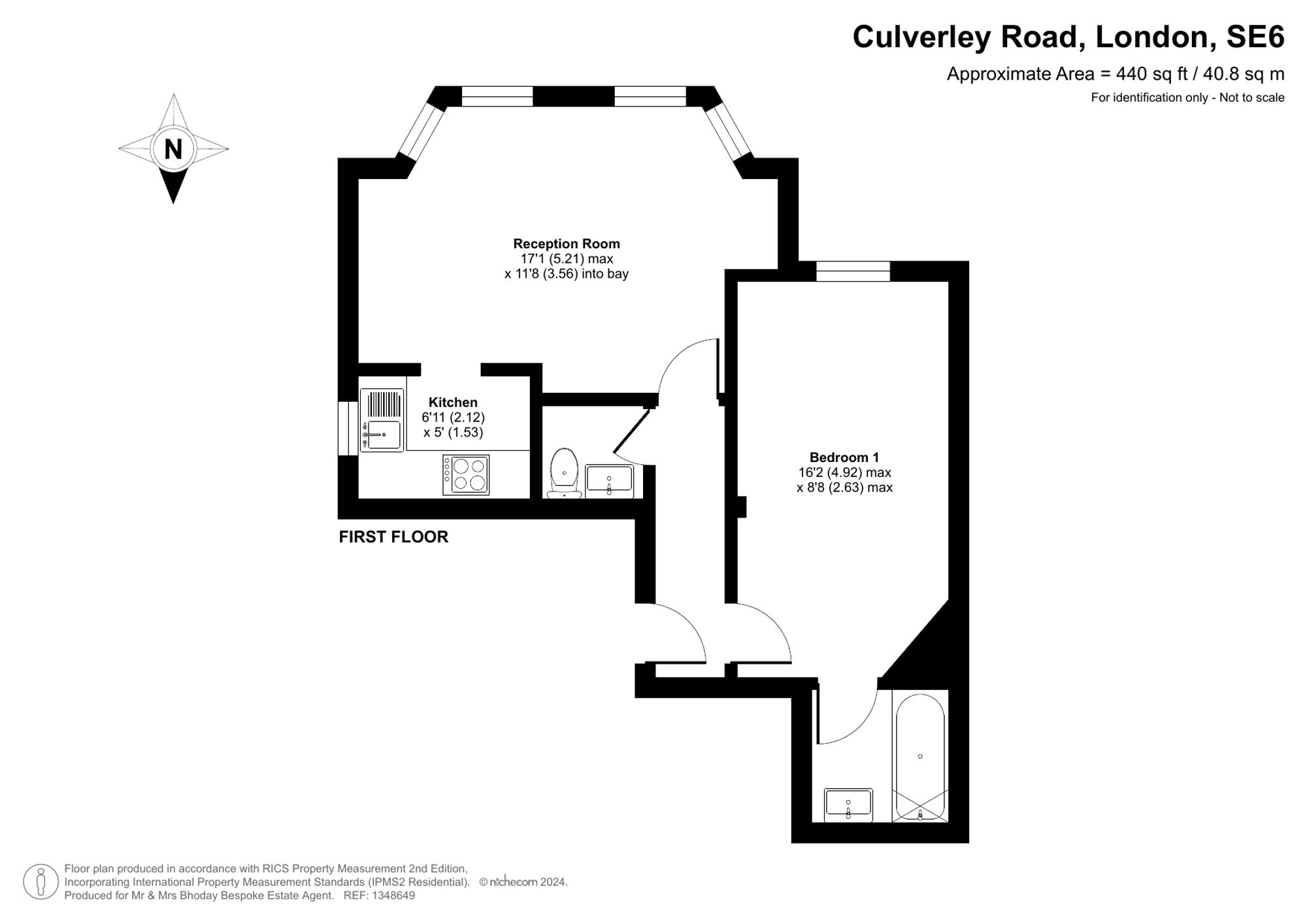 62c, London floorplan