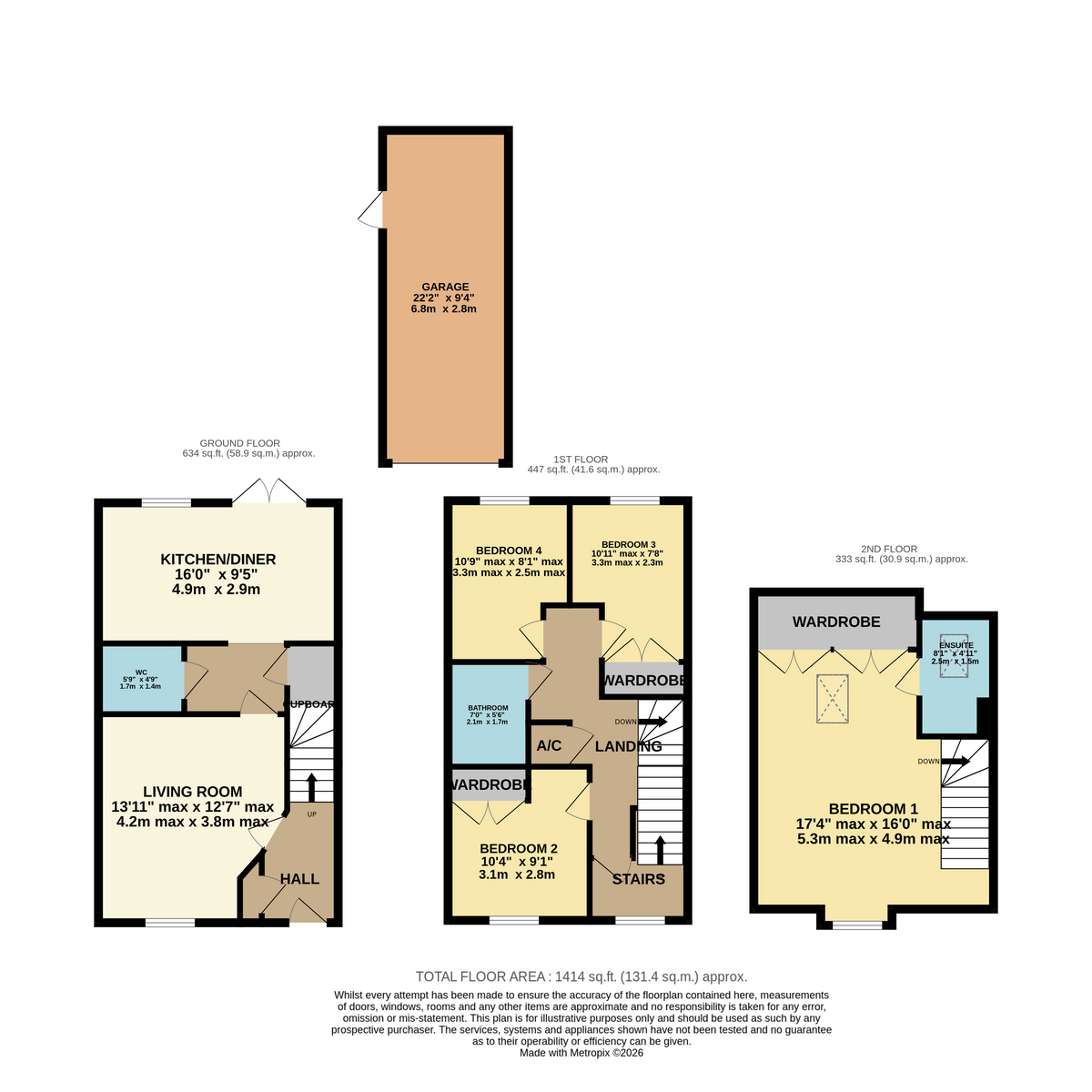 8, Outred Place, Swanscombe floorplan