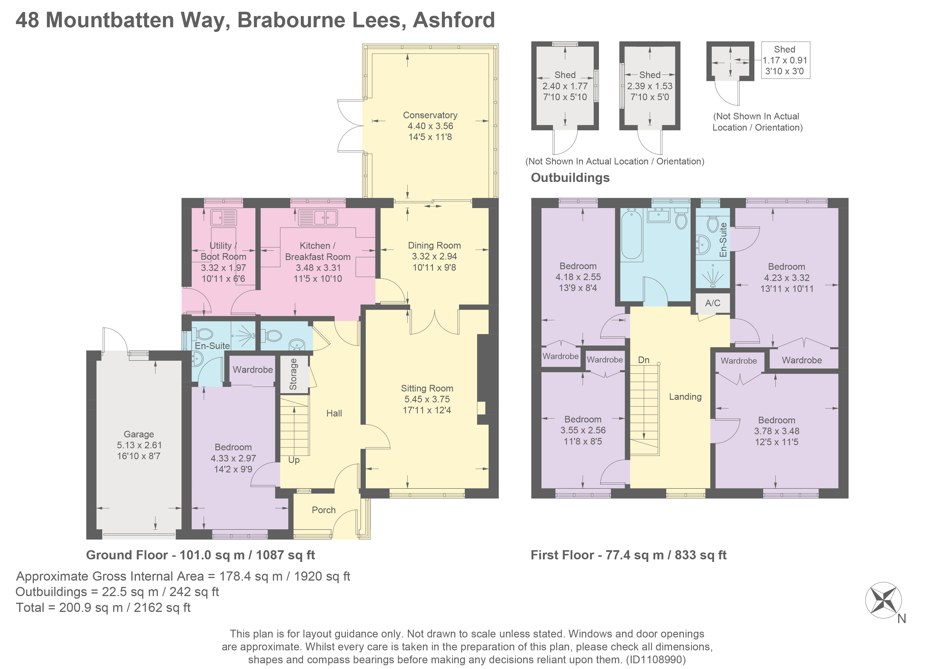 Mountbatten Way, Brabourne Lees, Ashford floorplan