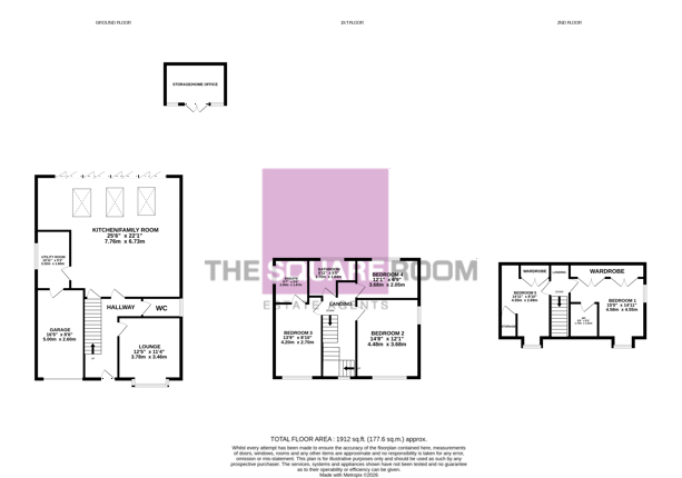 11, Bearwood Way, Thornton floorplan