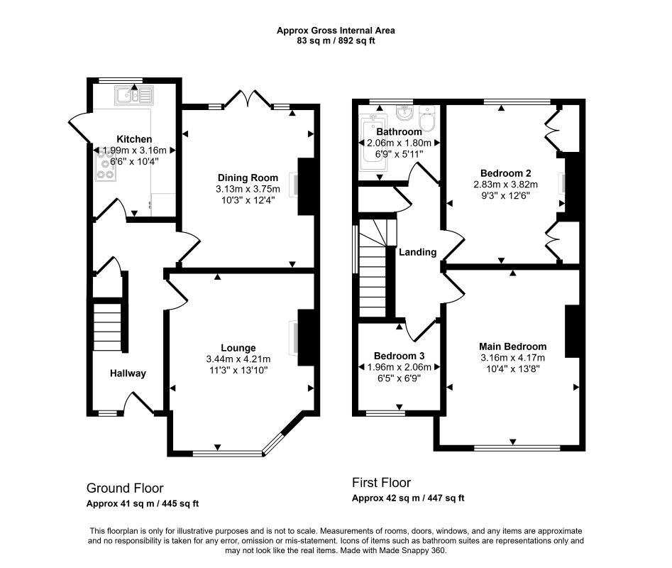 6, Ruskin Walk, Bromley floorplan