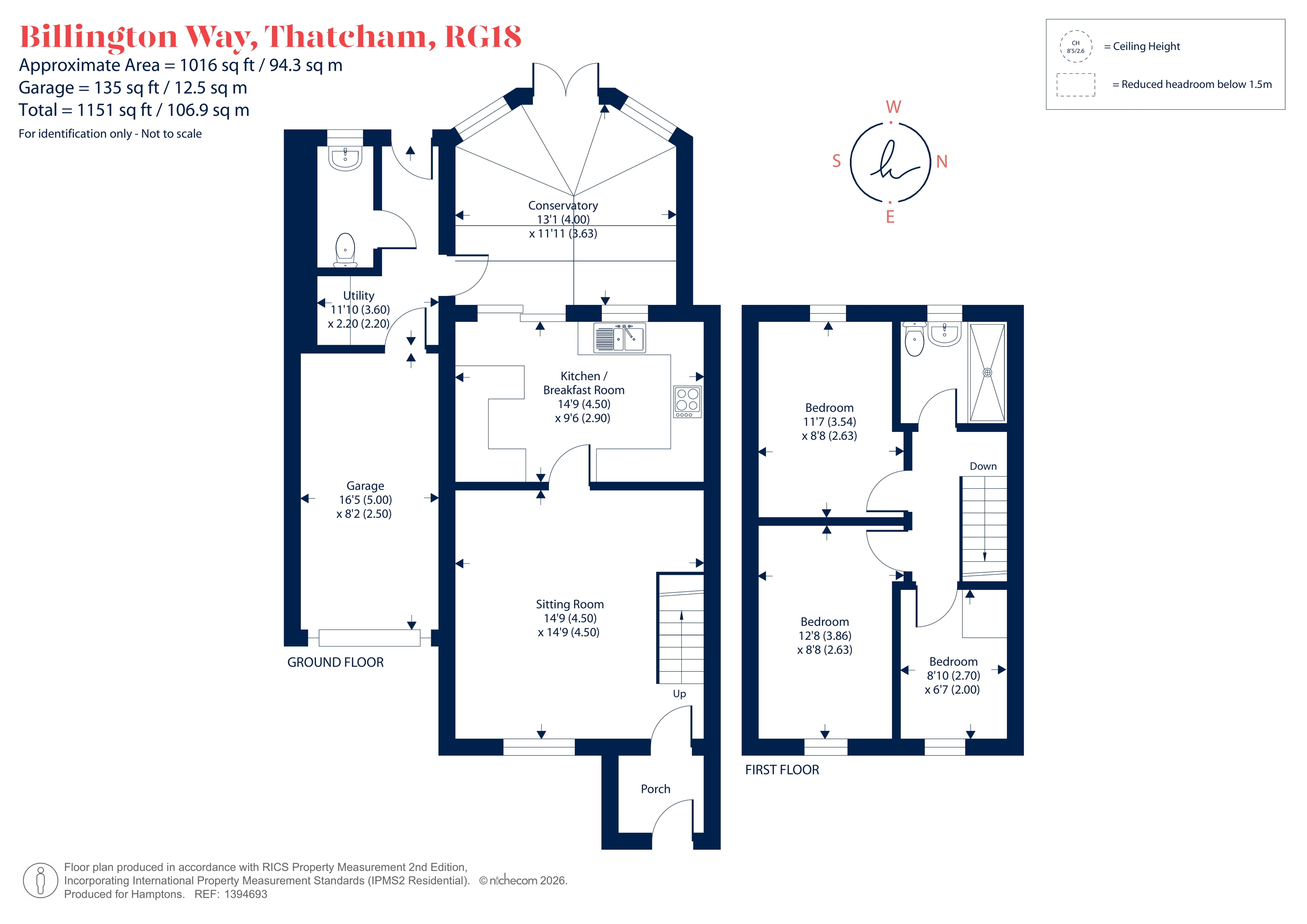 33, Billington Way, Thatcham floorplan