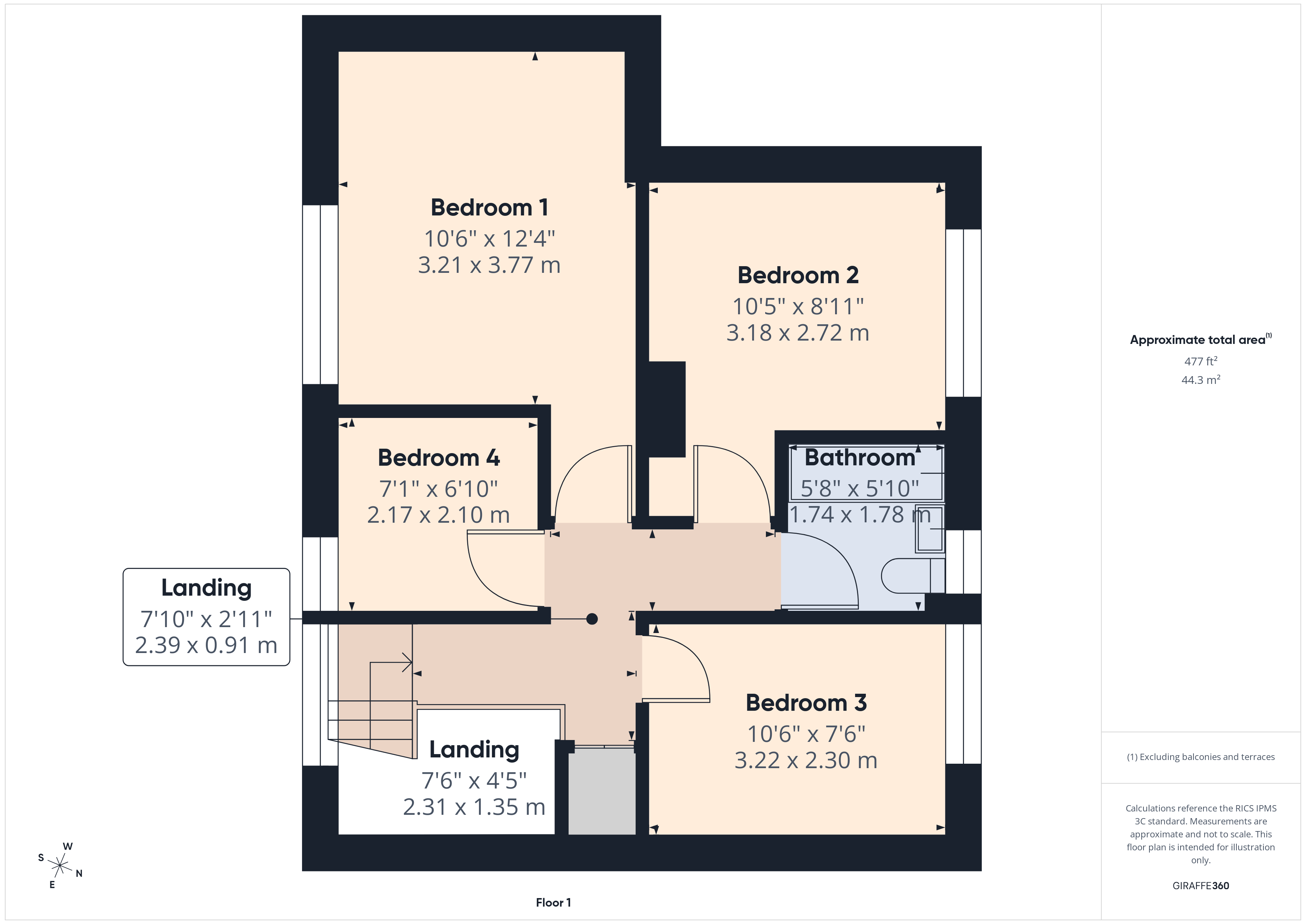 9, Glebelands, Devon floorplan