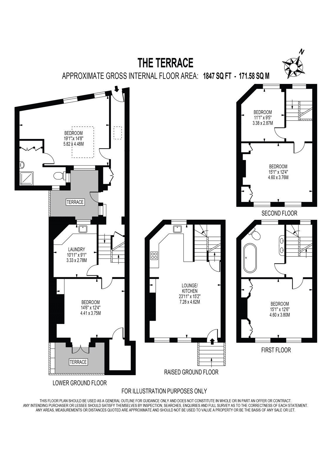The Terrace, Old Ford Road, London E2, 5 bedroom end terrace house for sale 61498627