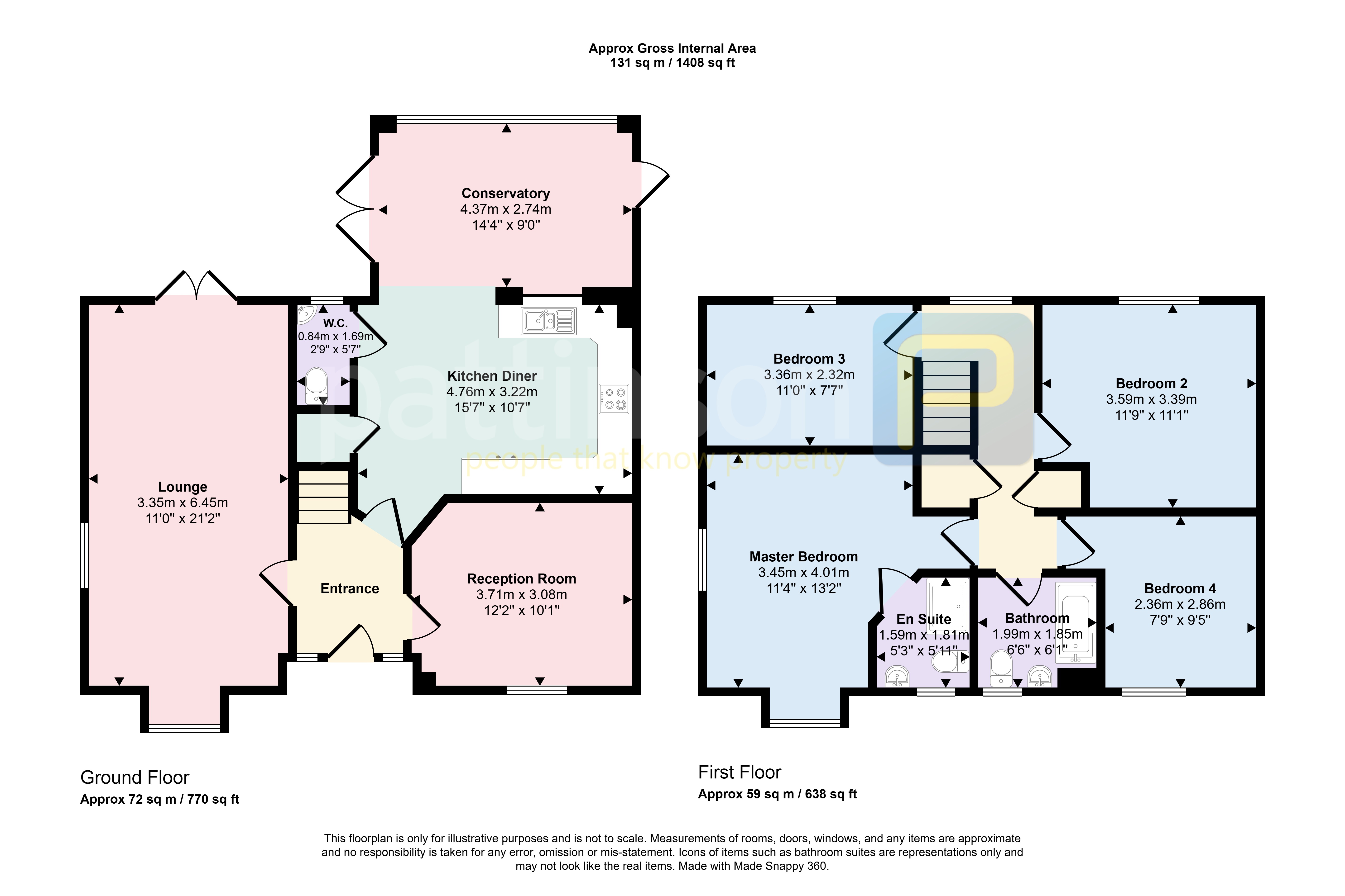 1, Ferndale, South Shields floorplan