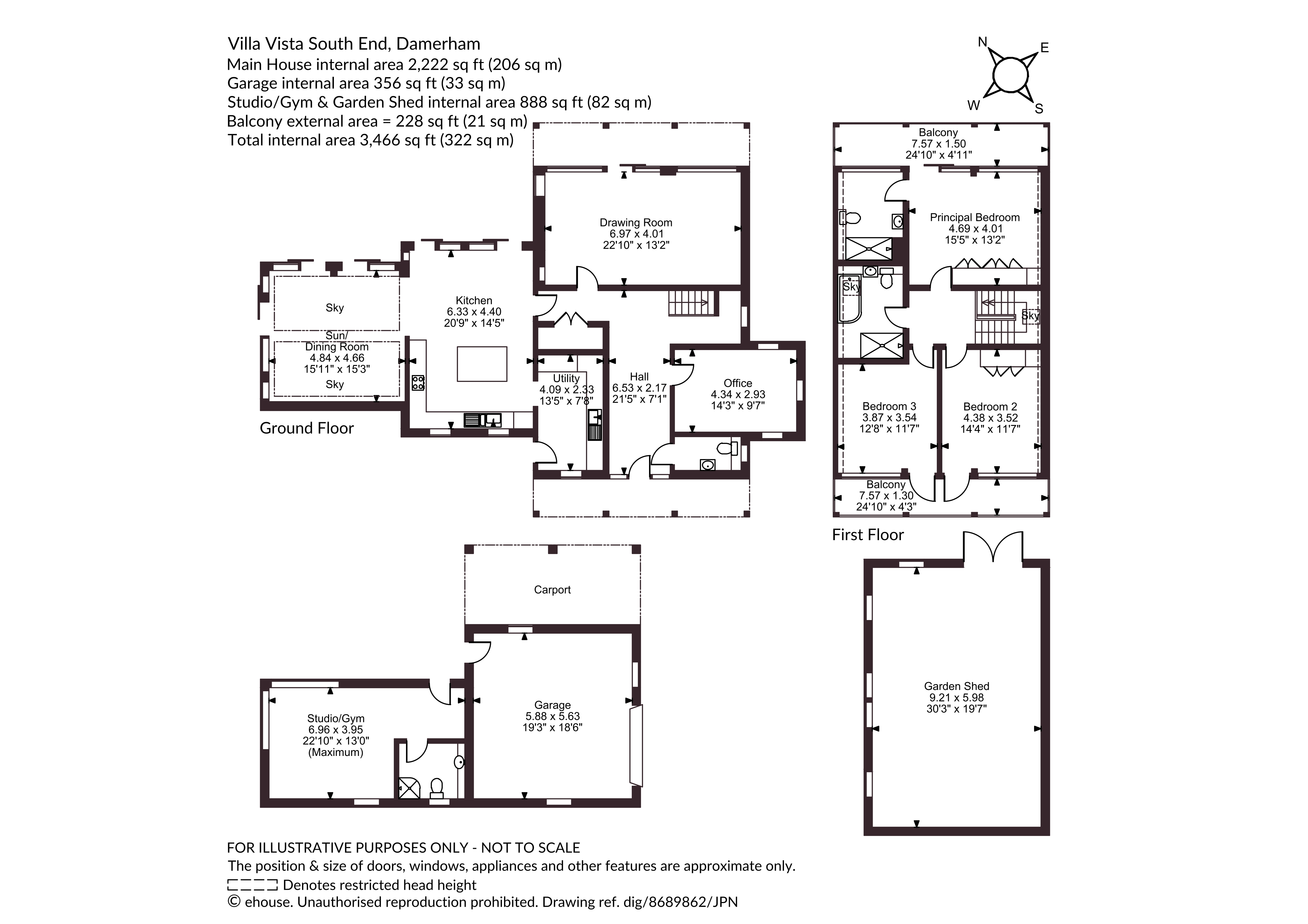 Villa Vista,, South End, Fordingbridge floorplan
