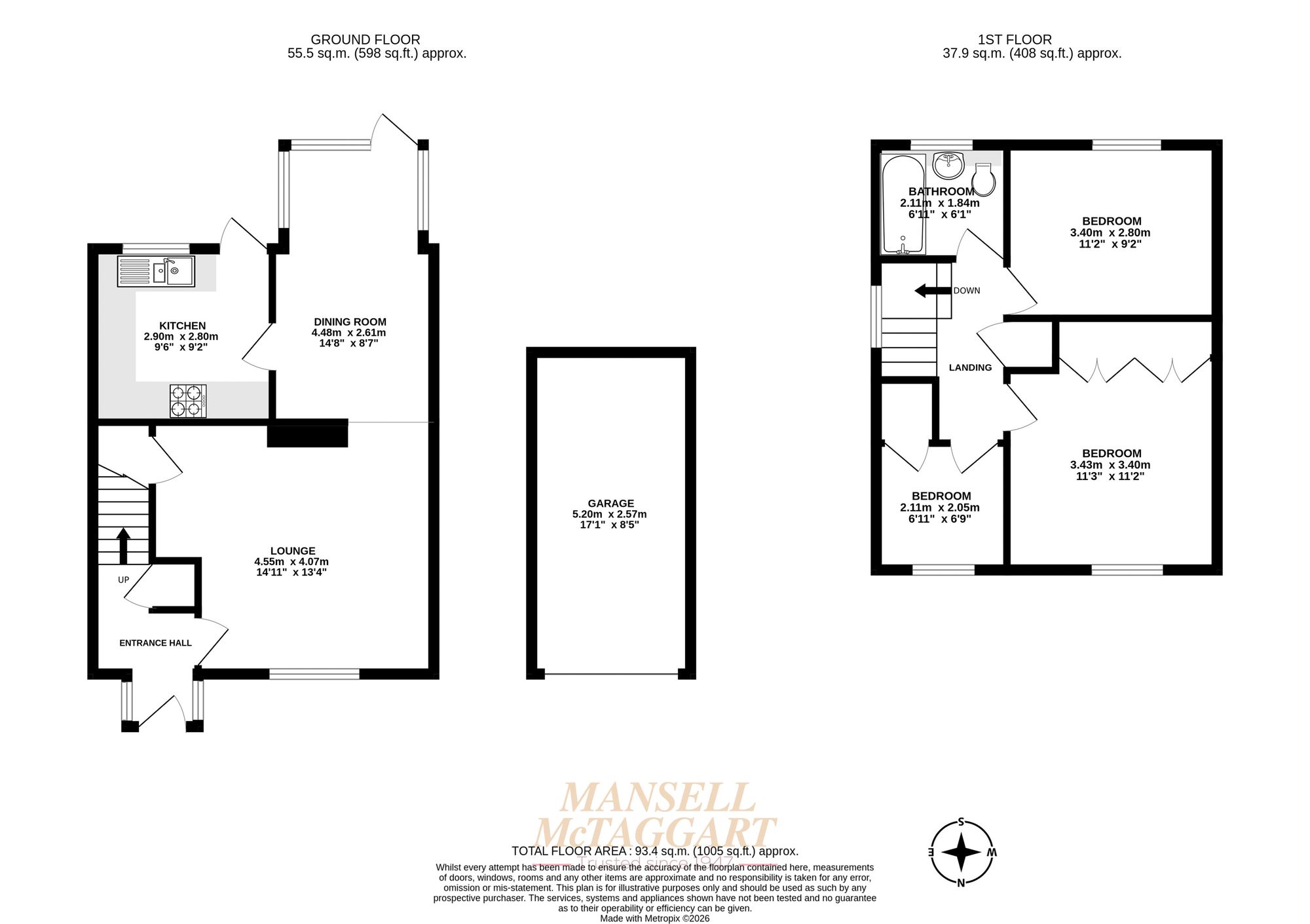 73 Hazel Way, Crawley floorplan