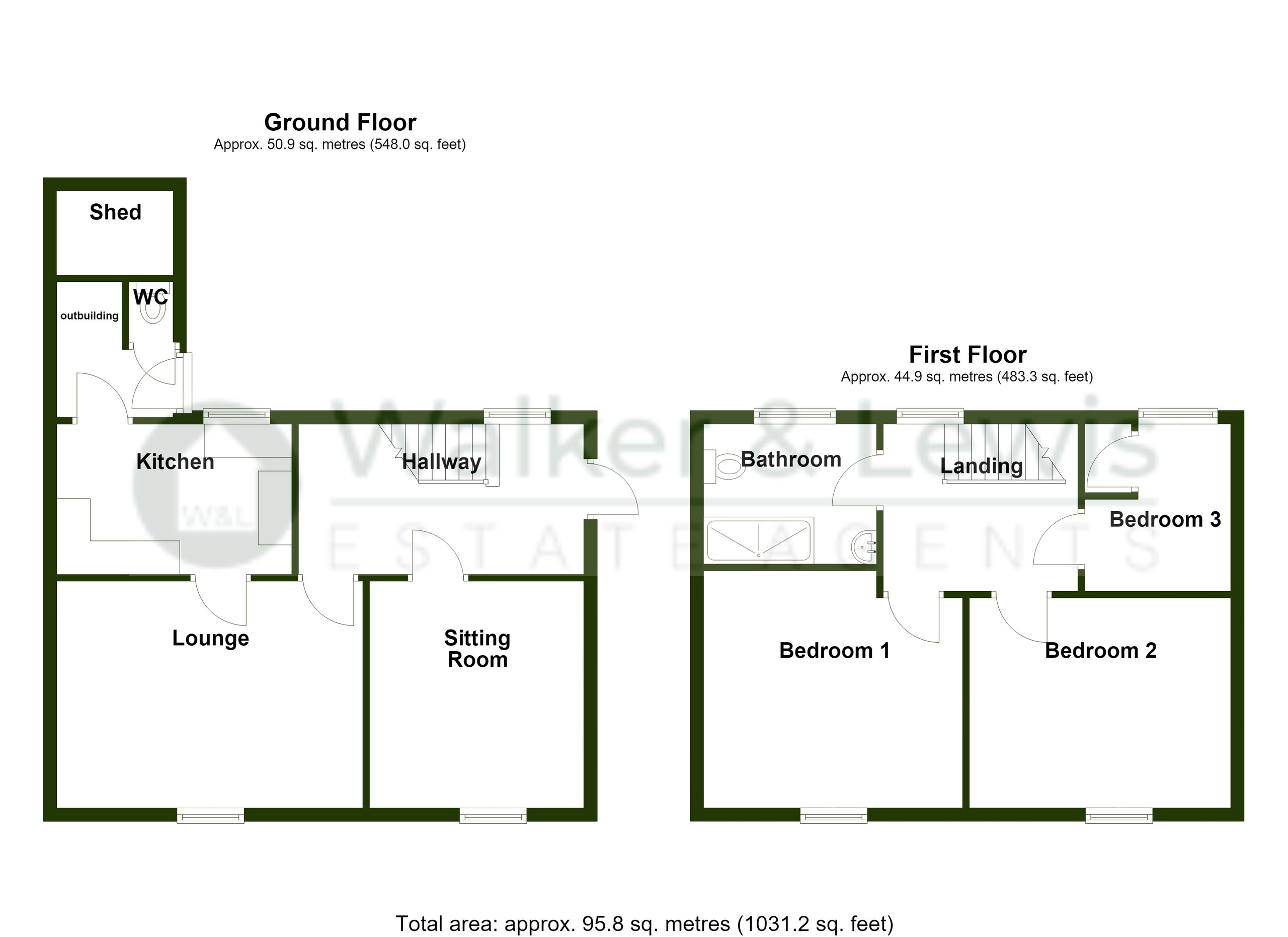 4 Maple Crescent, Merthyr Tydfil floorplan