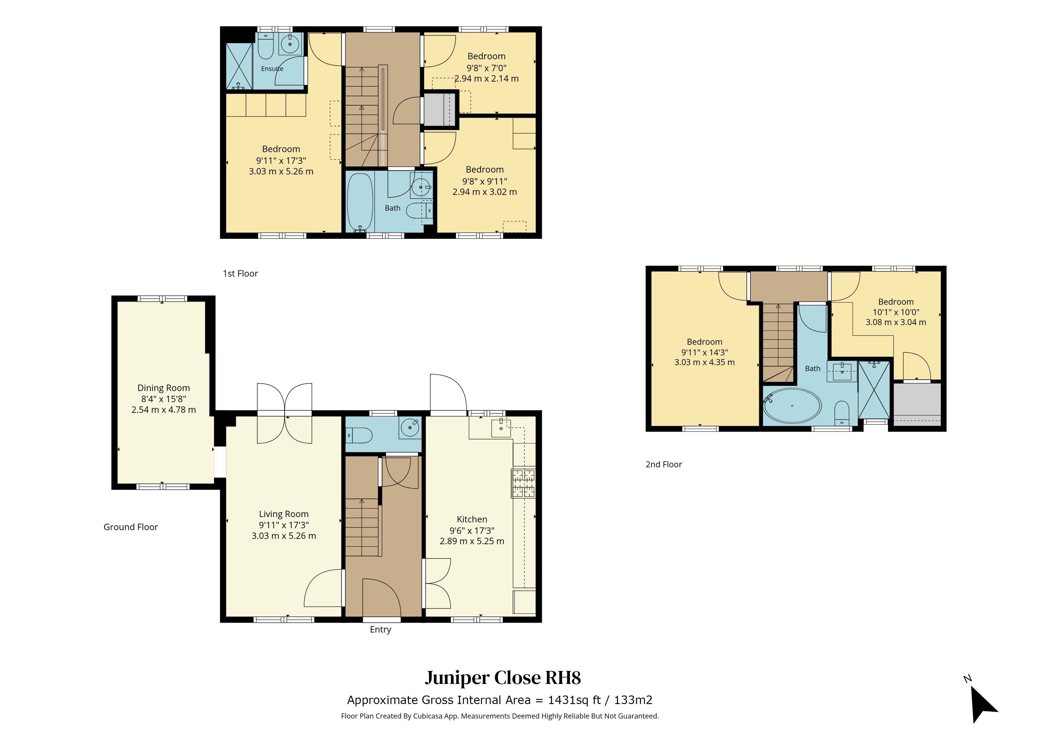 Juniper Close, Surrey floorplan