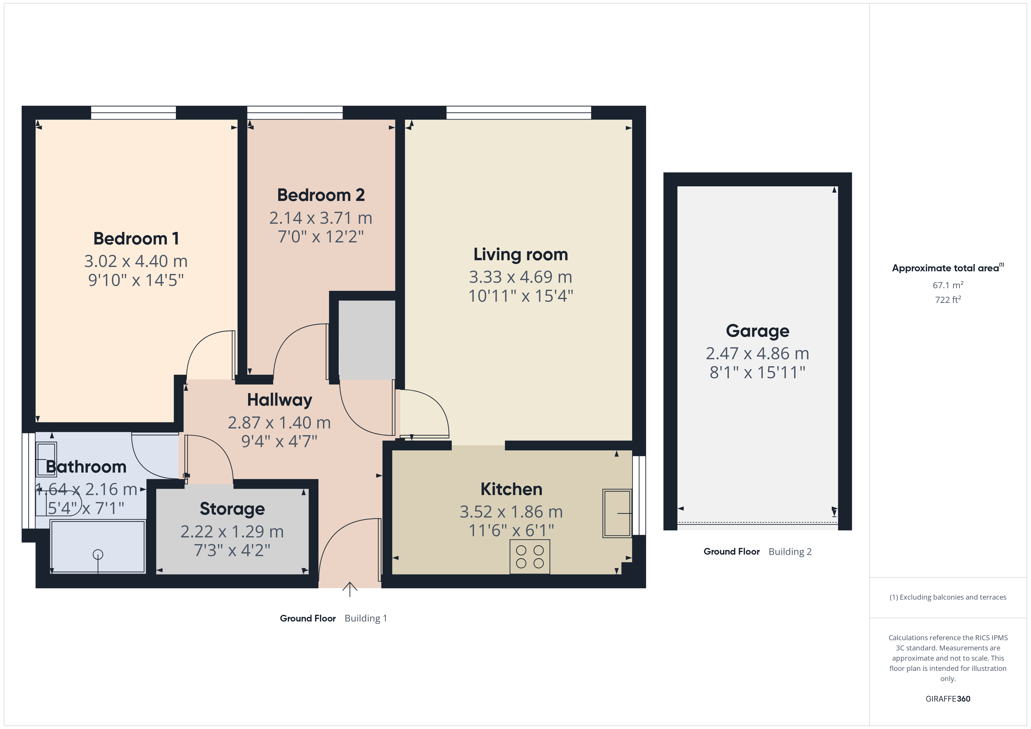 74, Whitley Close, Surrey floorplan