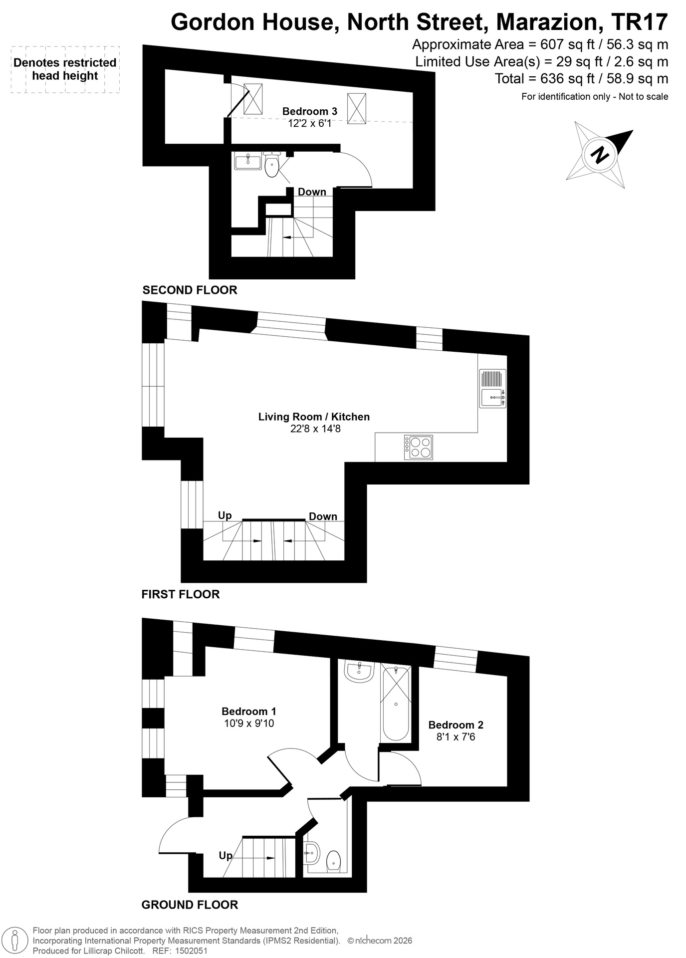 1 Gordon House, Marazion floorplan