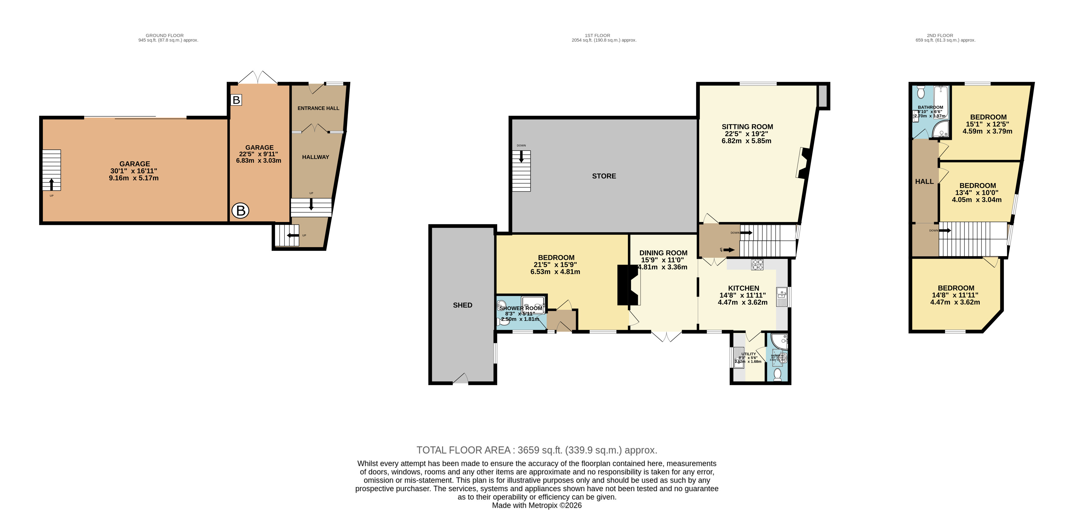 Aberford House Cottage, Main Street North, Leeds floorplan