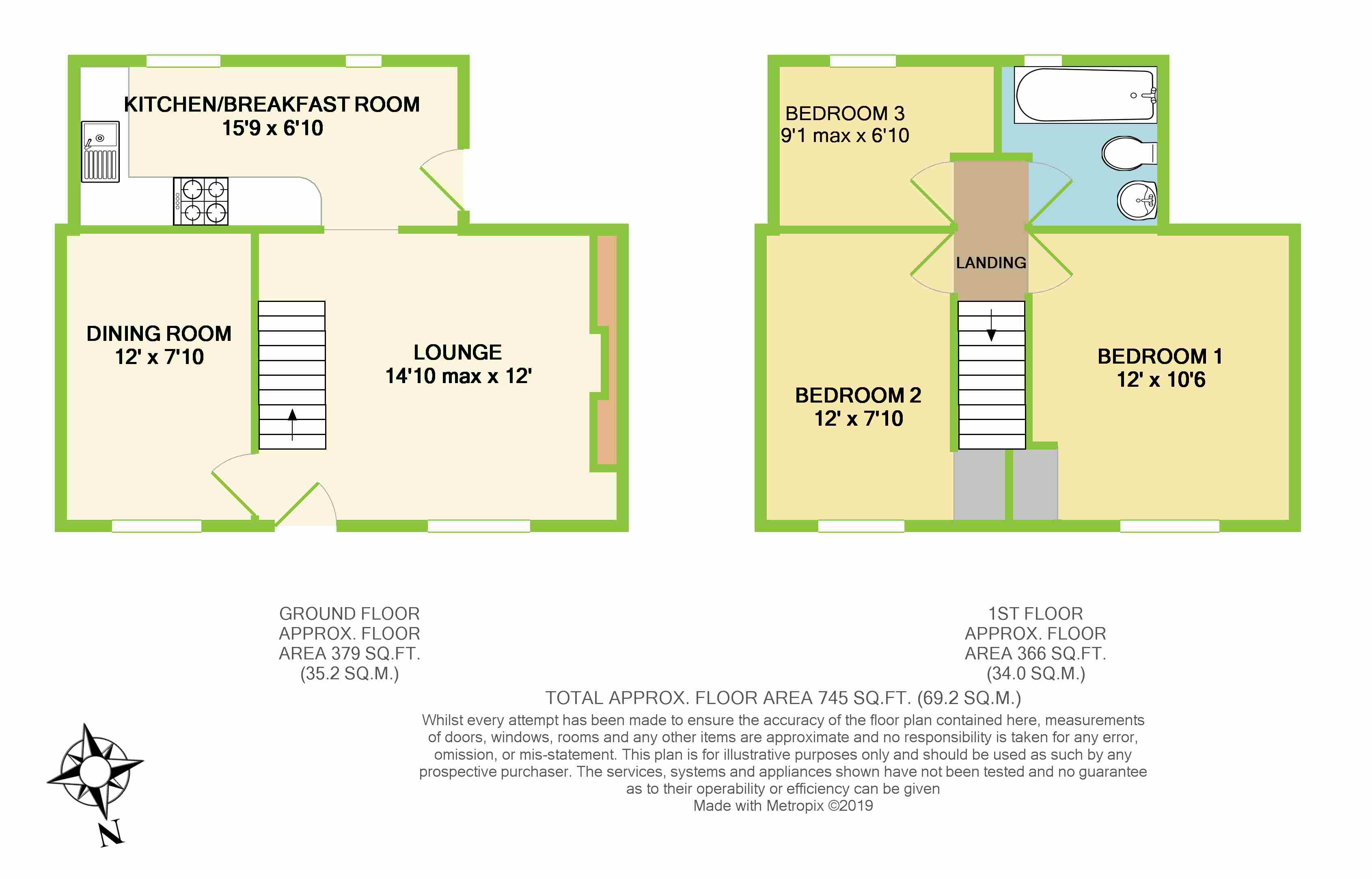 3 Bedrooms Terraced house for sale in Rickards Street, Pontypridd CF37