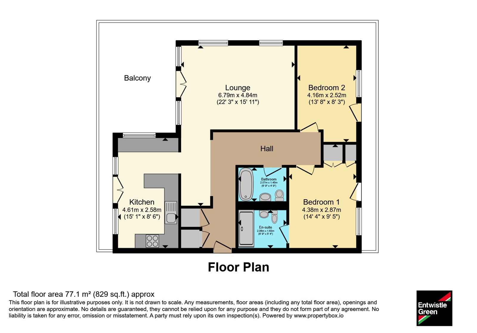 Apartment 15, 12, Duke Street, Merseyside floorplan