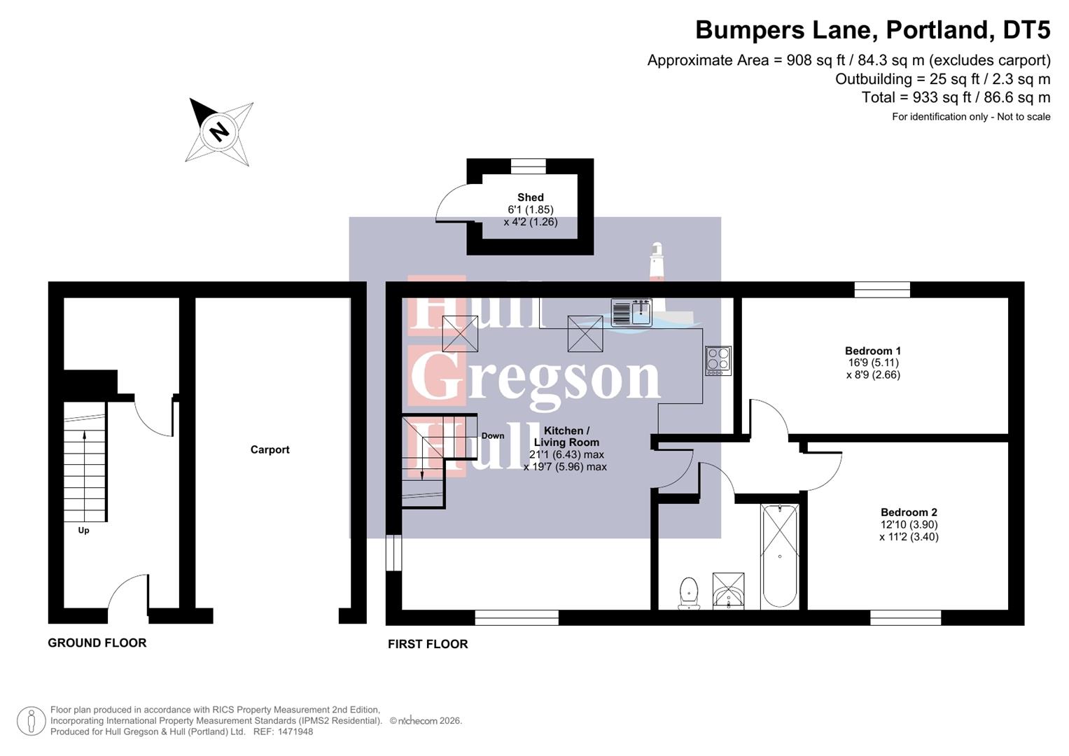 23, Bumpers Lane, Portland floorplan