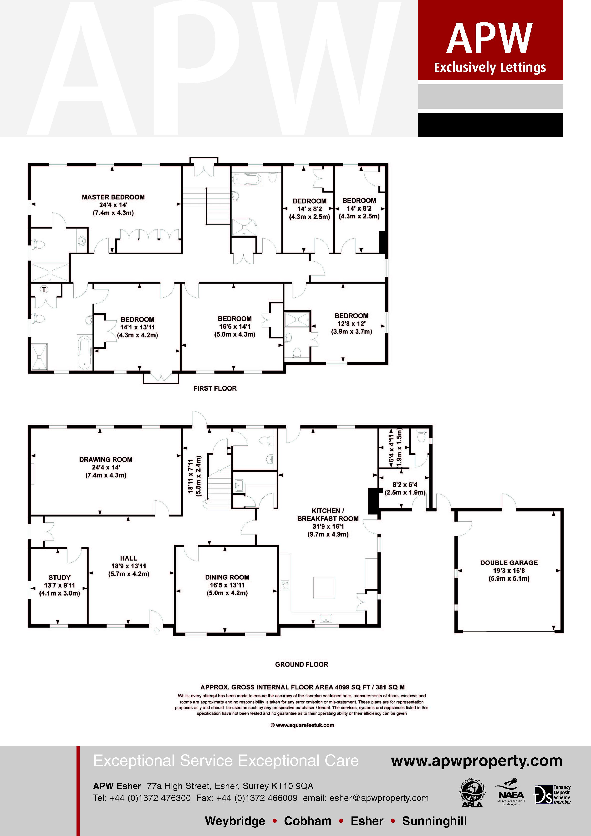 6 Bedrooms Detached house to rent in New Road, Esher KT10