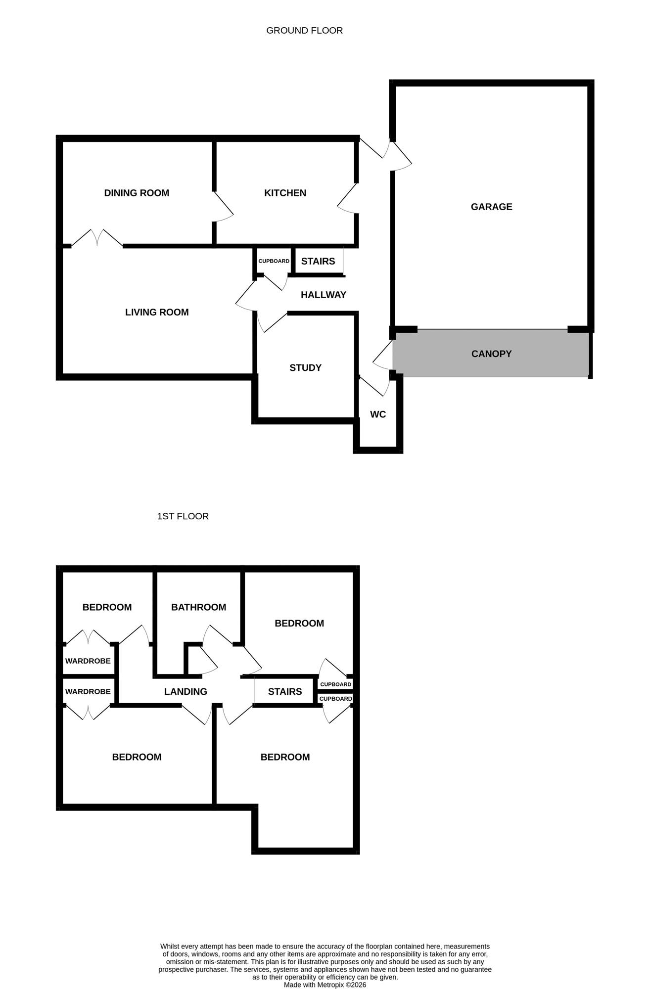 25, Richmond Way, Cramlington floorplan