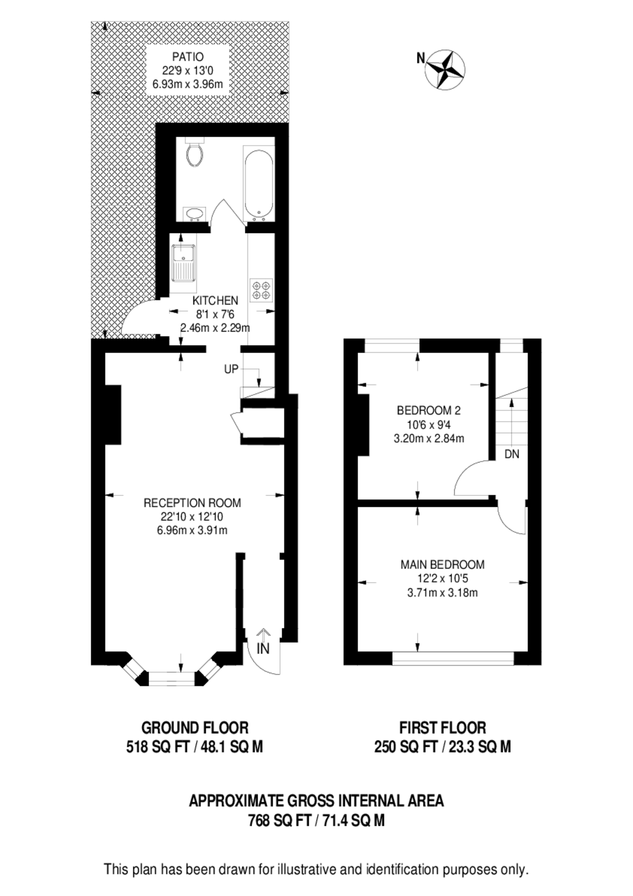 Tavistock Road, Stratford floorplan
