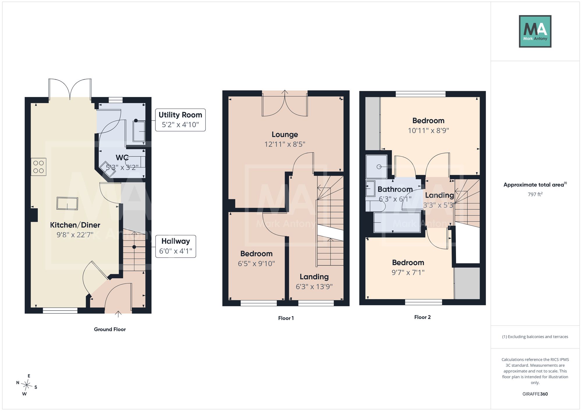 14 Giles Drive, Warrington floorplan
