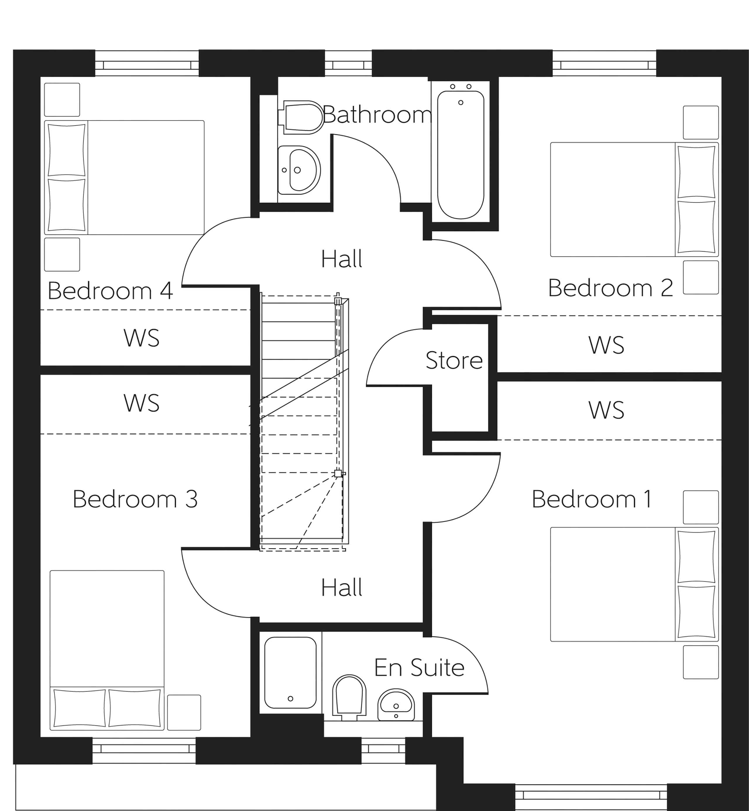 84, Forest Road, Cumbernauld floorplan