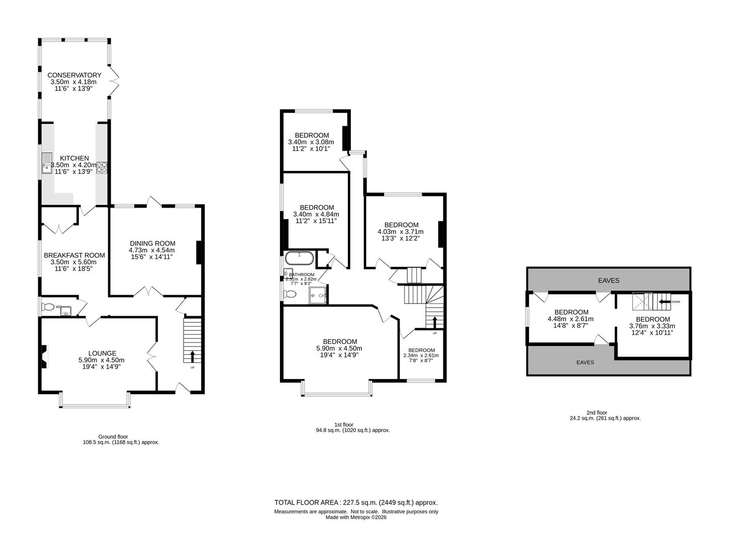 15, Beeches Avenue, Carshalton floorplan