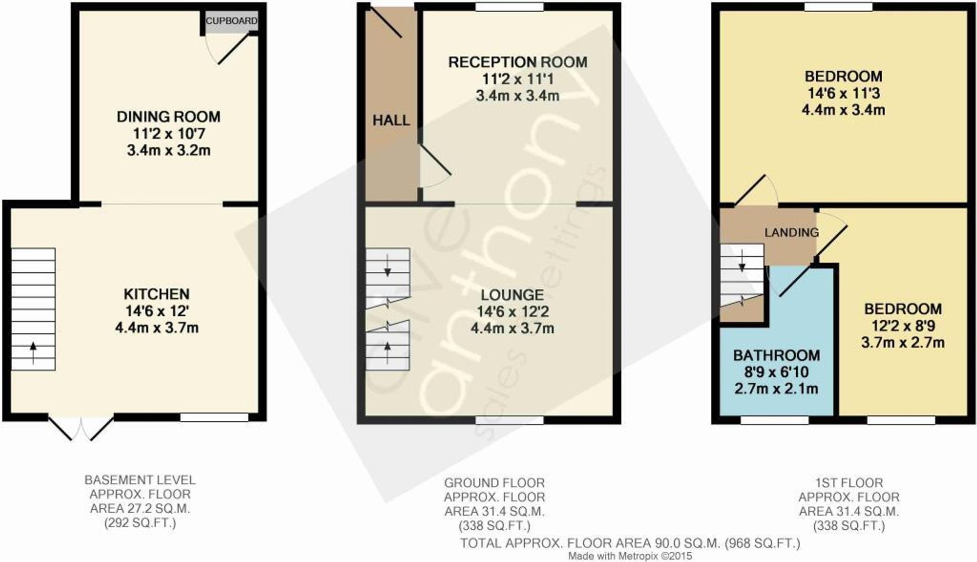 10 Kersal Road, Manchester floorplan