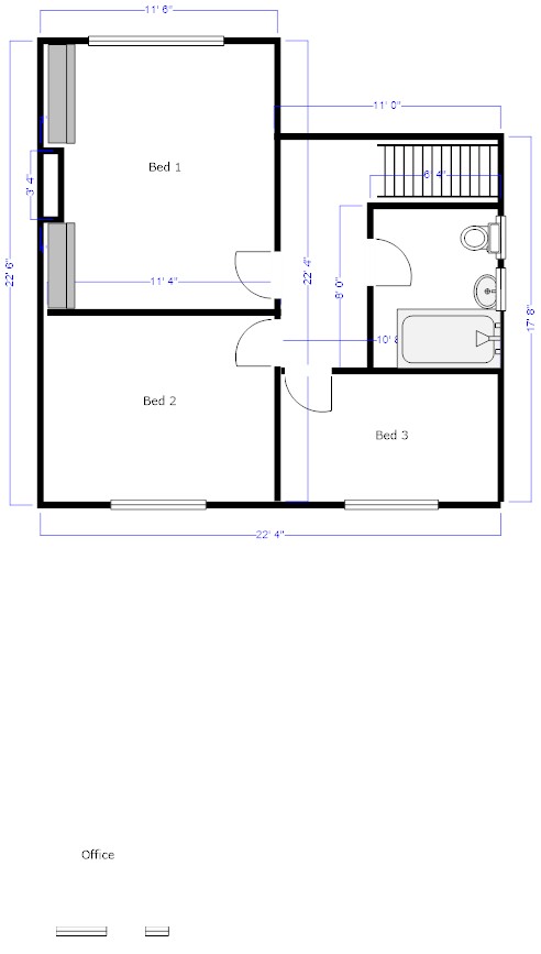 1, Brookside, Piddinghoe floorplan